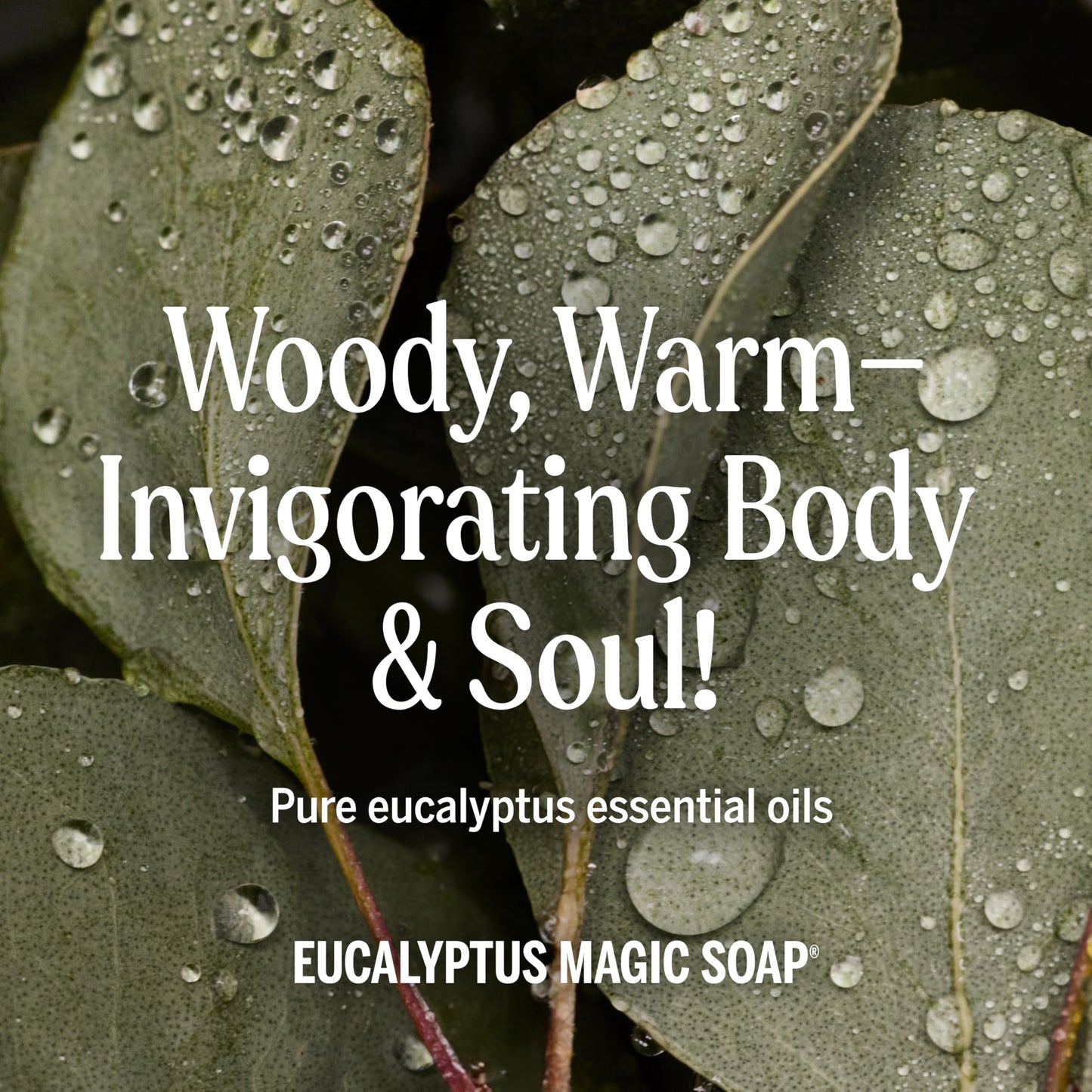 Dr. Bronner’s - Pure-Castile Liquid Soap (Eucalyptus, 946 mL) - Made with Organic Oils, 18-in-1 Uses: Face, Body, Hair, Laundry, Pets & Dishes, Concentrated, Vegan, Non-GMO