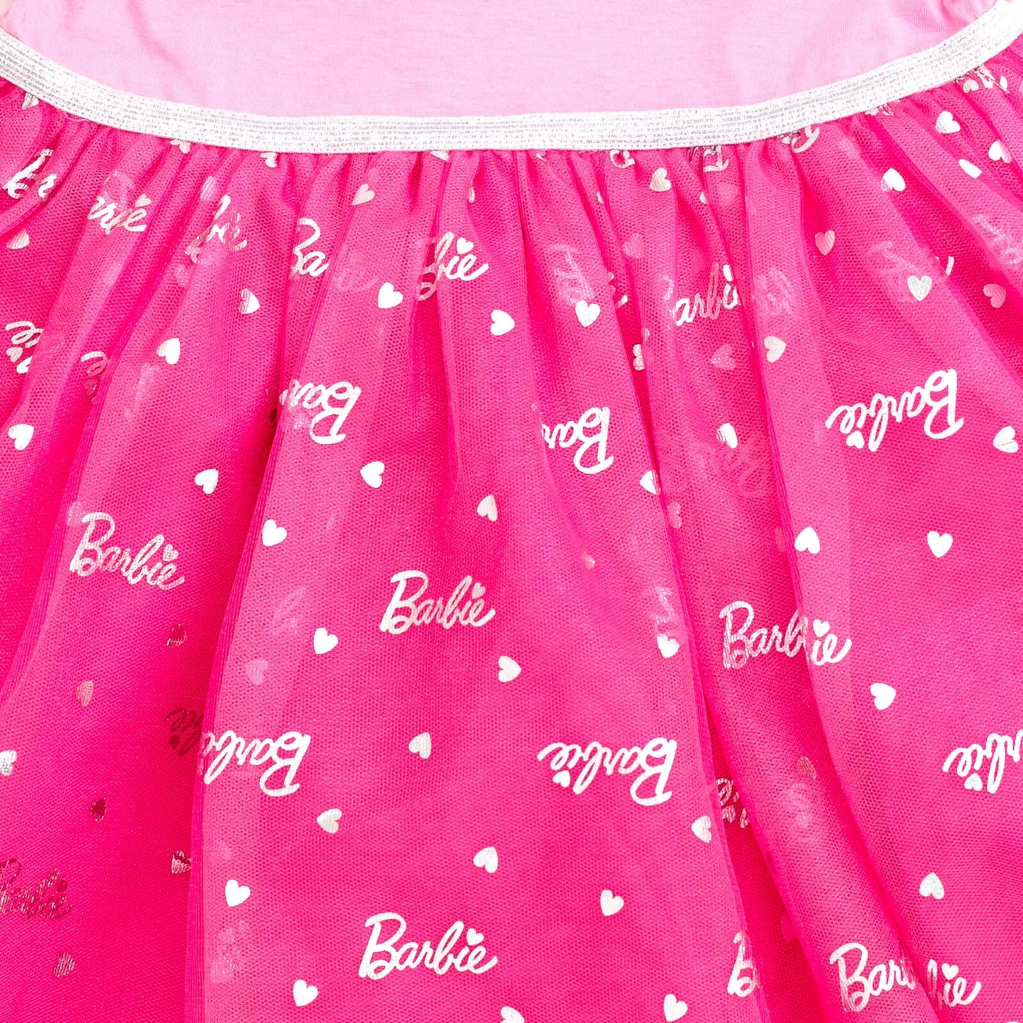 Barbie Little Girls Tulle Dress Pink 6