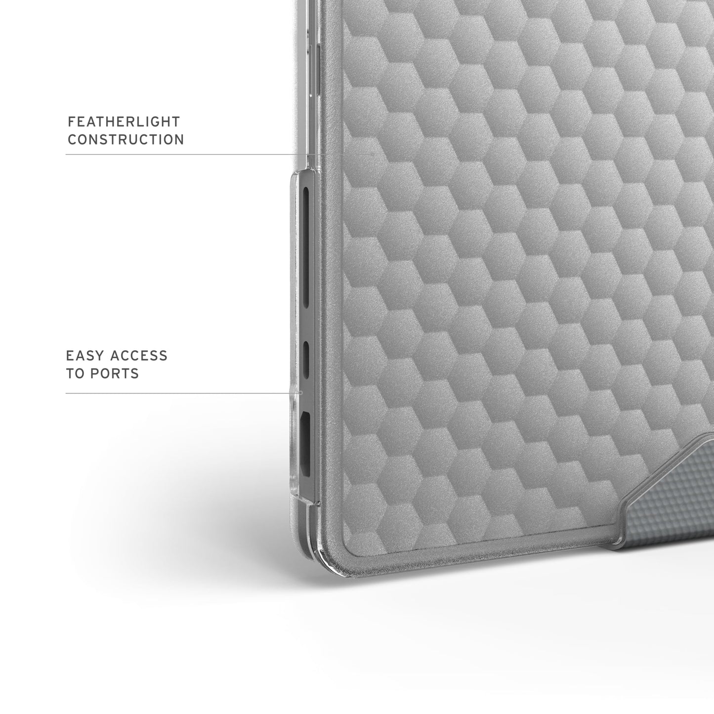 URBAN ARMOR GEAR UAG Designed for MacBook Pro 14" M5/M4/M3 2023-2025 (A3434, A3112, A3401) Case - Rugged One Piece Hardshell Transparent Clear Scratch Resistant Protective Cover, Essential Armor Ice