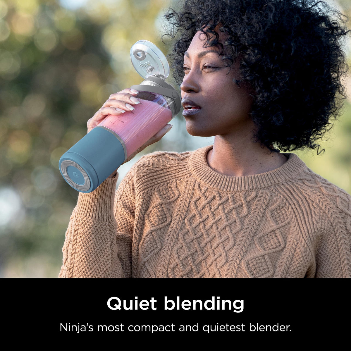 Ninja Blast Portable Blender, Cordless, 16oz. Vessel, Personal Blender for Shakes & Smoothies, BPA Free, Leakproof Lid & Sip Spout, USB-C Rechargeable, Dishwasher Safe Parts, Navy, BC100NVC