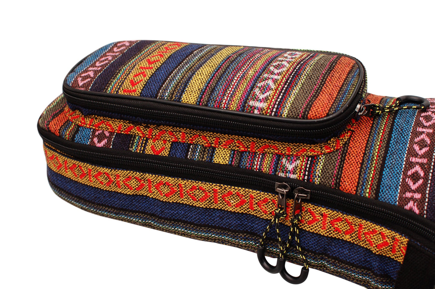 MUSIC FIRST Original Design 15mm Thick Padded Country Style A & F Style Mandolin Gig Bag (Soft Case) Fits Most A Mandolins
