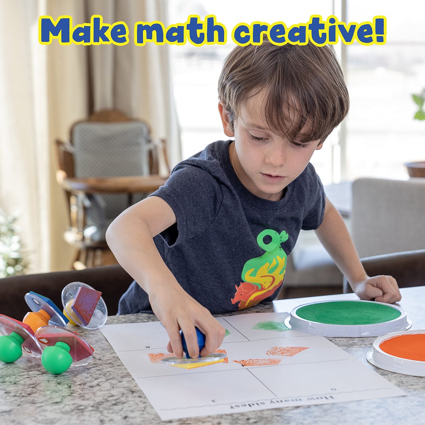 Center Enterprise CE6735 Ready to Learn Giant Geometric Shapes Solids (Pack of 10)