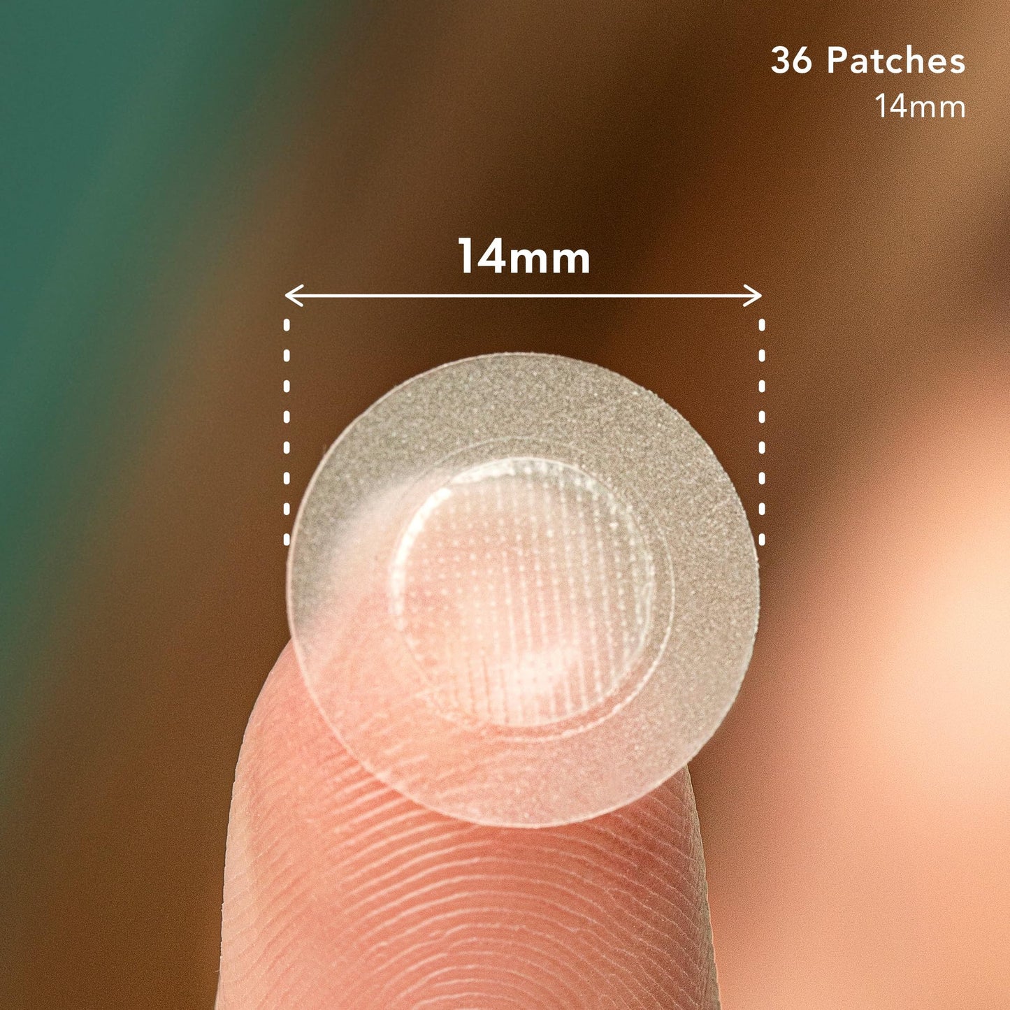 Rael Miracle Microcrystal Spot Cover - Hydrocolloid, Patches with Tea Tree Oil, Early Stage (36 Count)