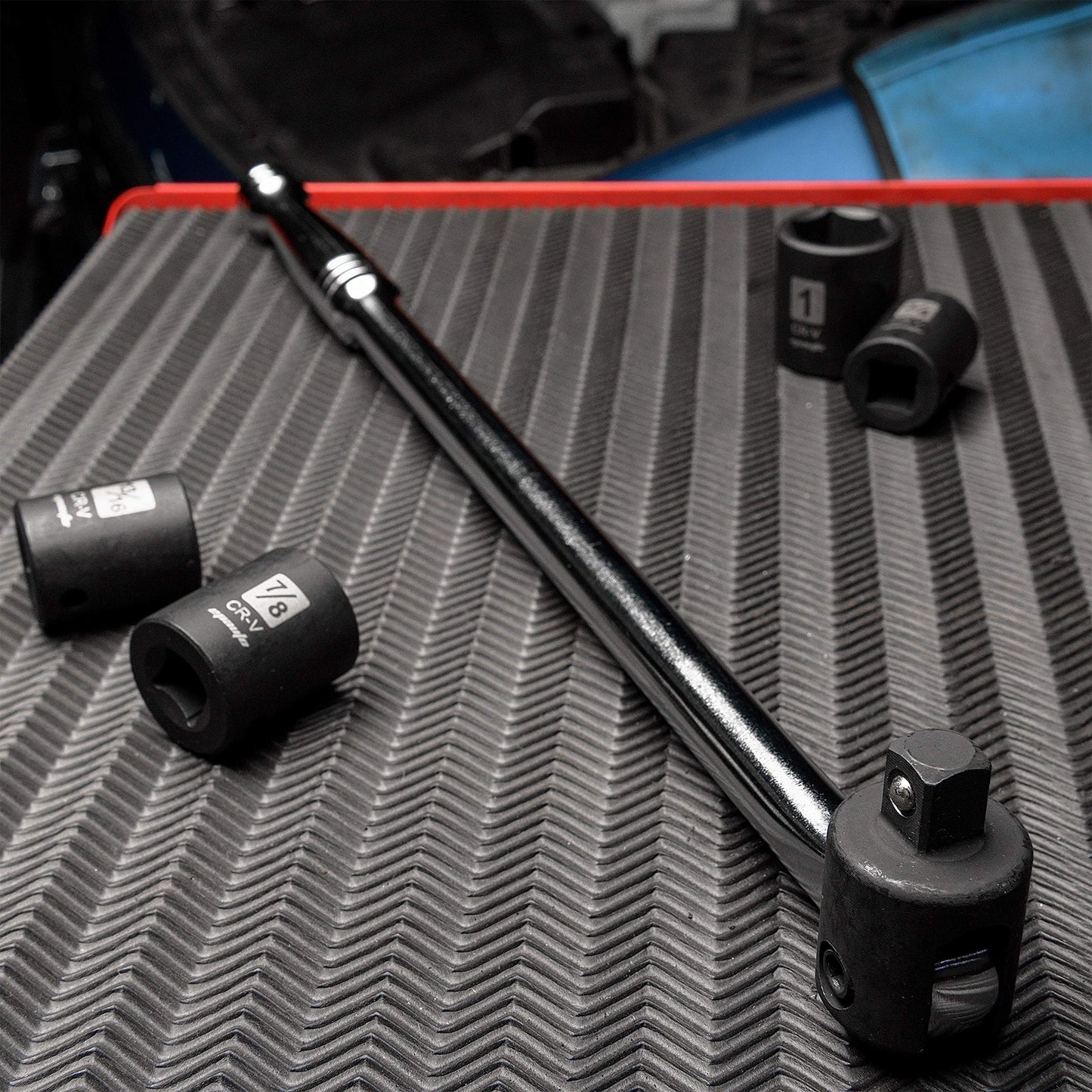 EPAuto 1/2 Inch Drive by 17.5" Length Breaker Bar, CR-V Steel