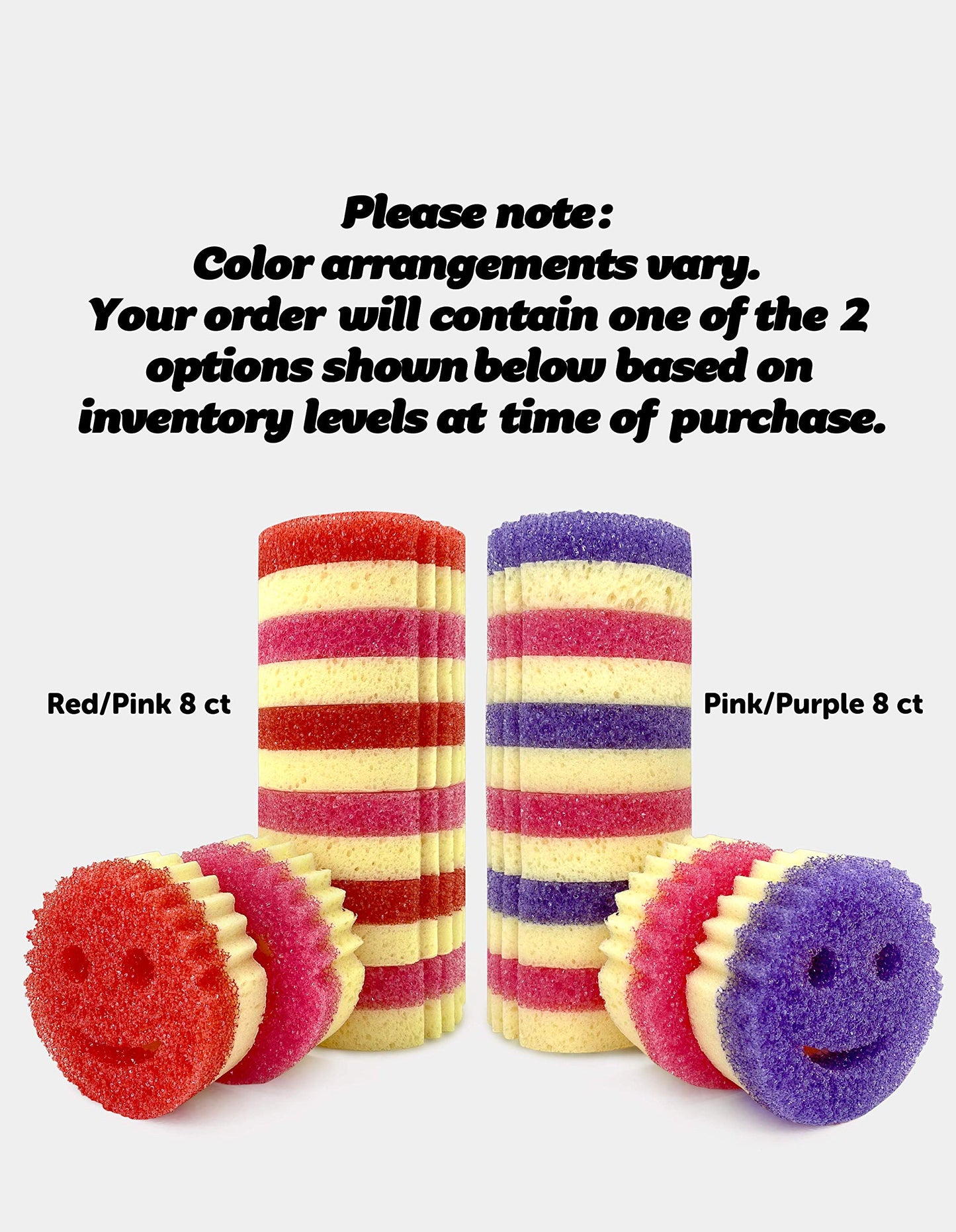 Scrub Daddy - Scrub Mommy Dual-Sided Scrubber and Sponge - Scratch Free & Resists Odors - 8 Count