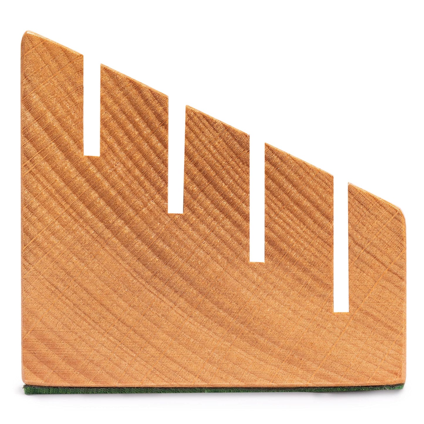 Yellow Mountain Imports Extra-Wide Solid Beechwood Playing Card Holders - Set of 2