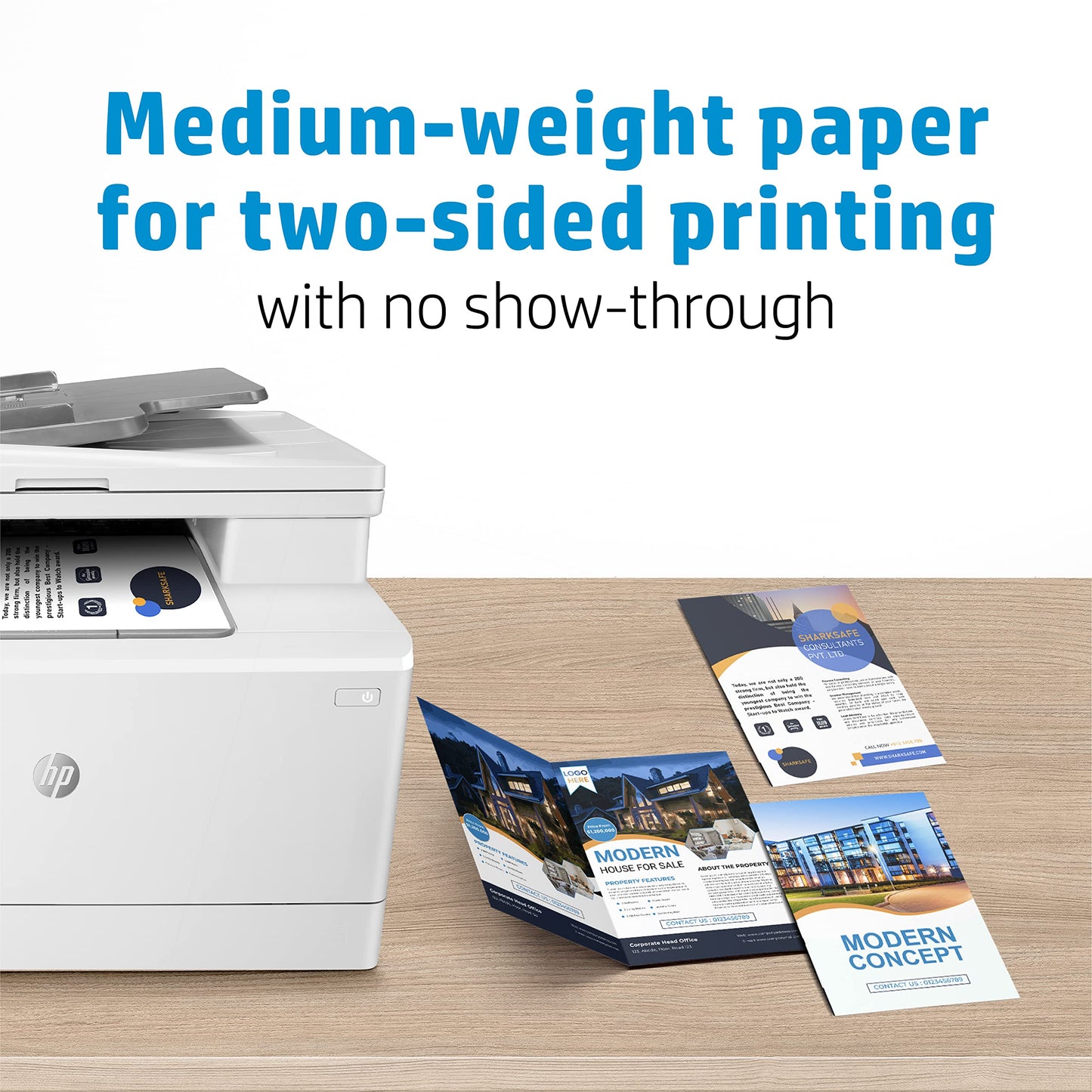 HP Color Laser Brochure Paper, Glossy (150 Sheets, 8.5 x 11 Inches)