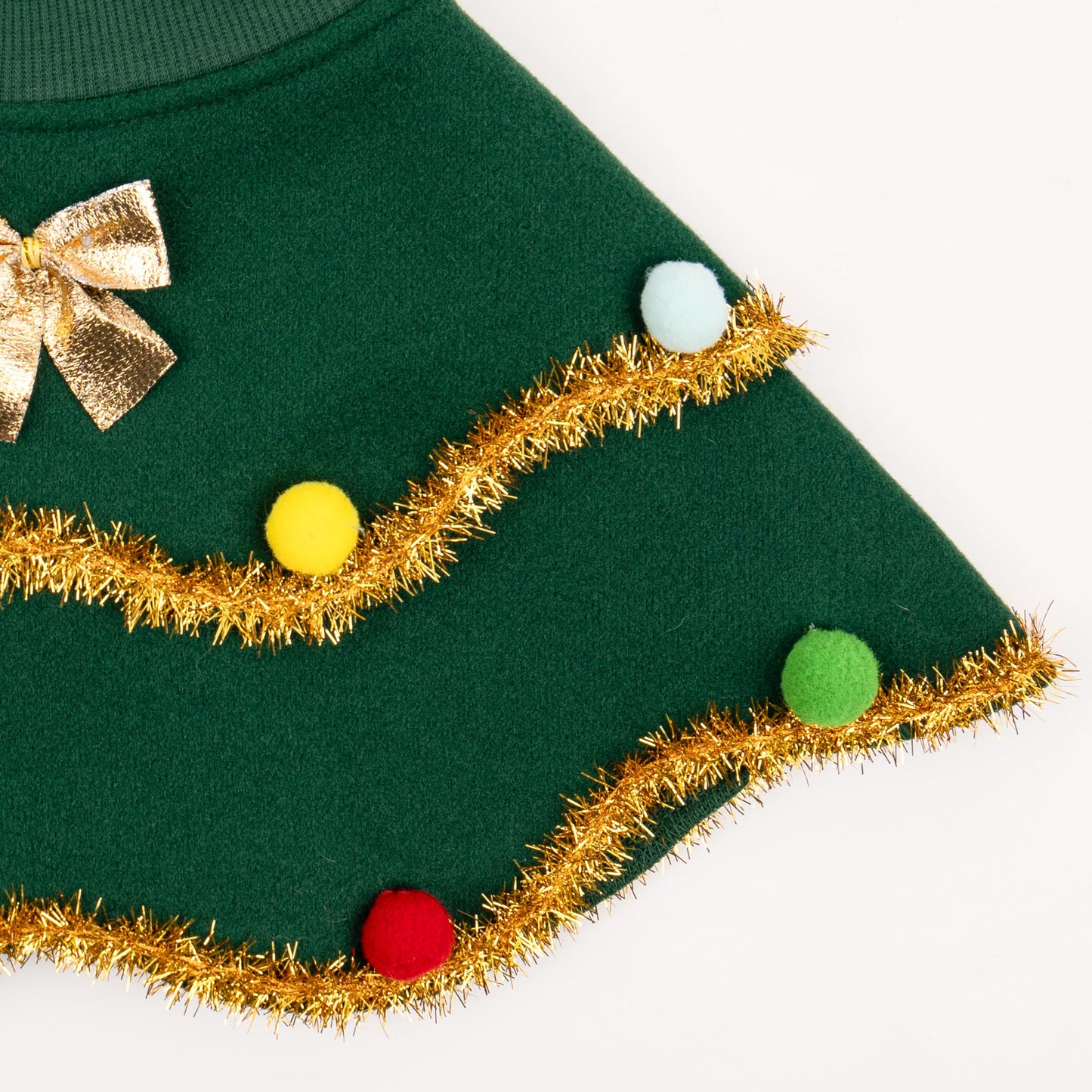 cyeollo Dog Christmas Costume Cute Christmas Tree Outfit Pet Dog Clothes Puppy Xmas Costumes for Small Medium Dogs, Green M