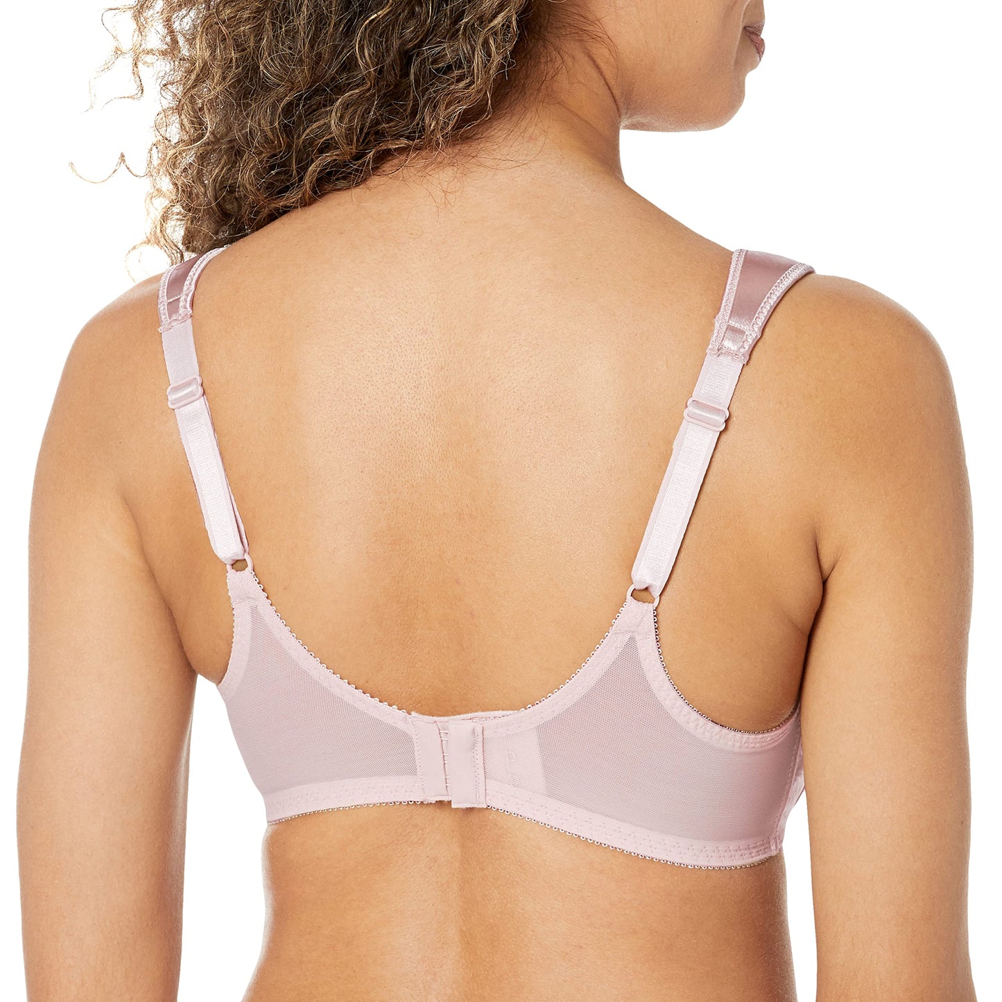 Bali Women's Satin Tracings Minimizer Underwire Bra, Rosewood, 40DDD