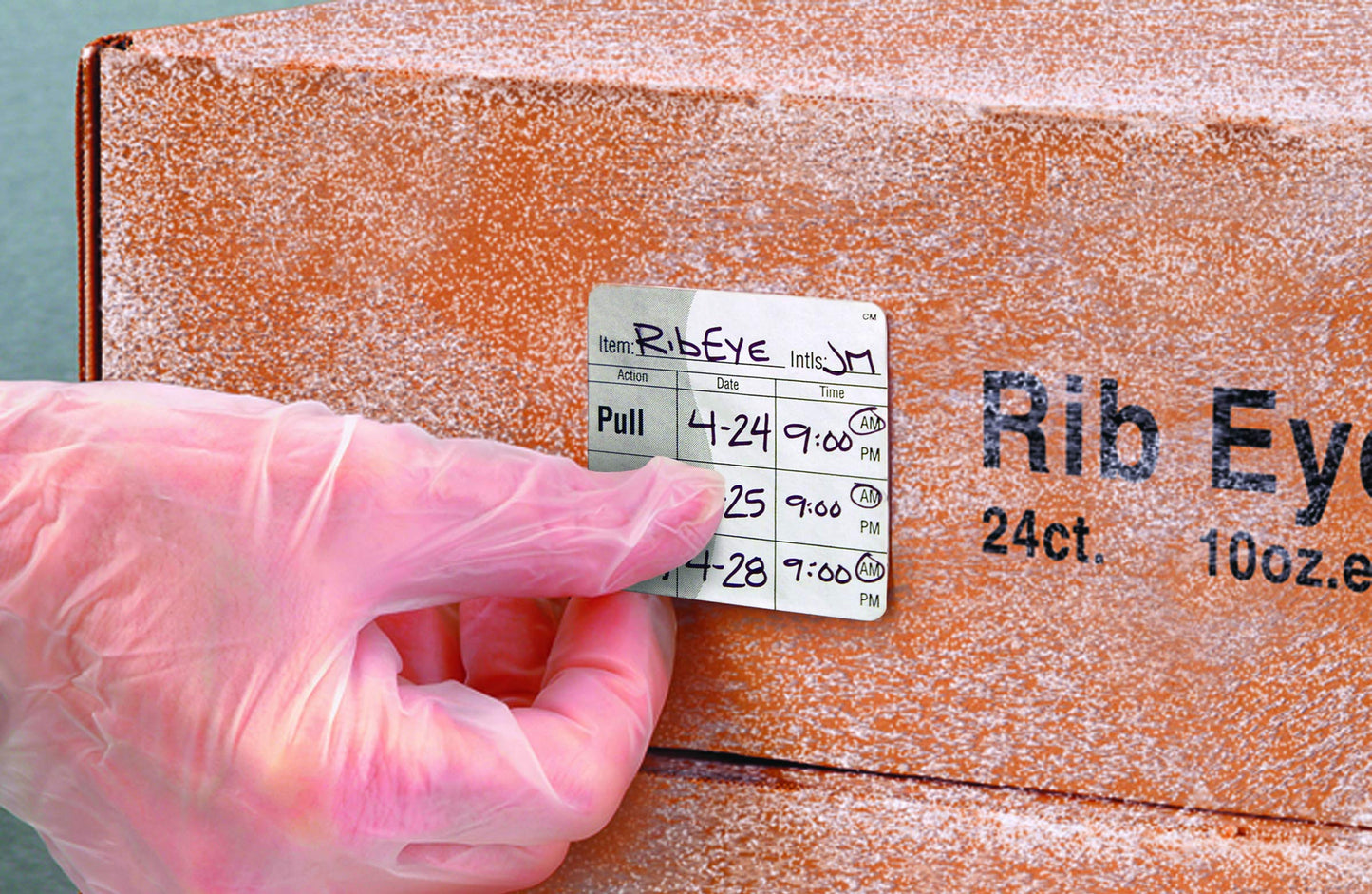 DayMark Safety Systems CoolMark Pull/Thaw/Use by Freezable Label, 2" x 2" (Roll of 500)
