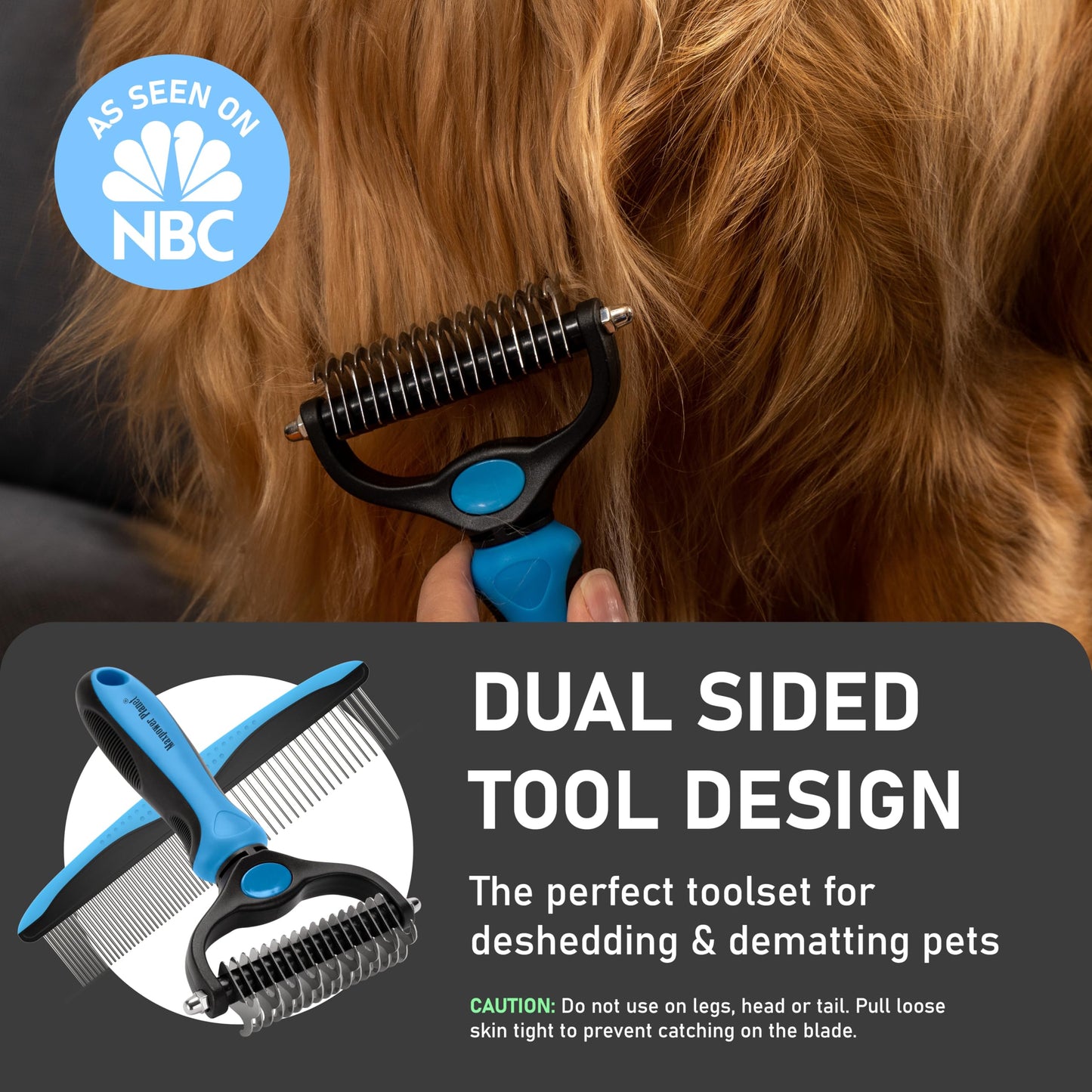 Maxpower Planet Pet Grooming Brush - Dog Grooming tools Bundle (Rake and Gloves and Comb)