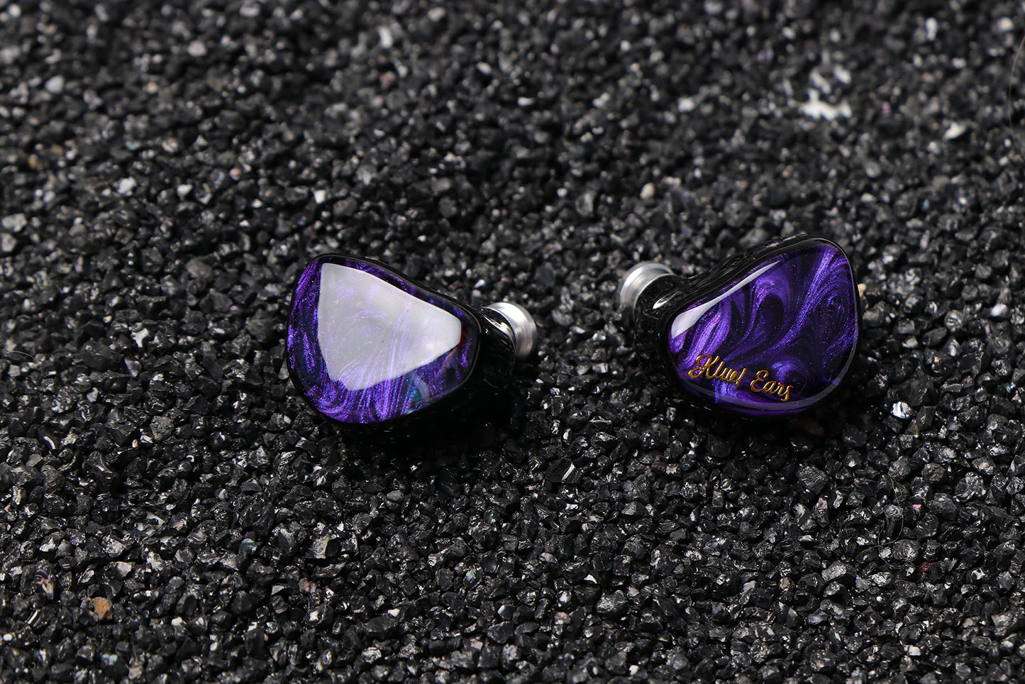 Linsoul Kiwi Ears Cadenza 10mm Beryllium Dynamic Driver IEM 3D Printed with Detachable Interchangeable Plug 0.78 2pin 3.5mm IEM Cable for Musician Audiophile (Purple)