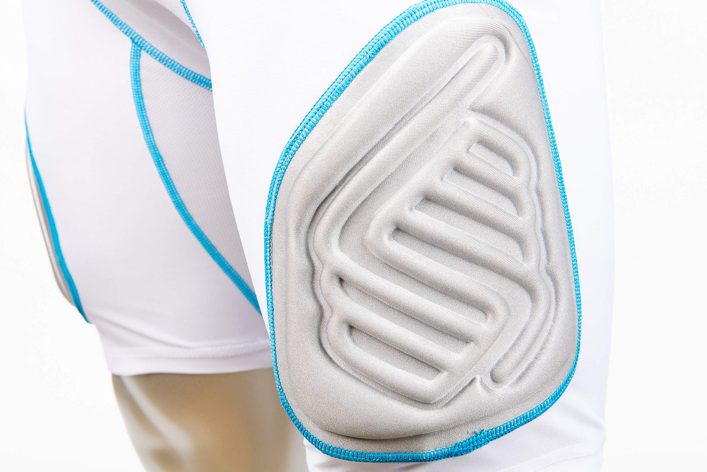 CHAMPRO Men's Bull Rush 5-Pad Integrated Football Girdle, Padded Compression Shorts