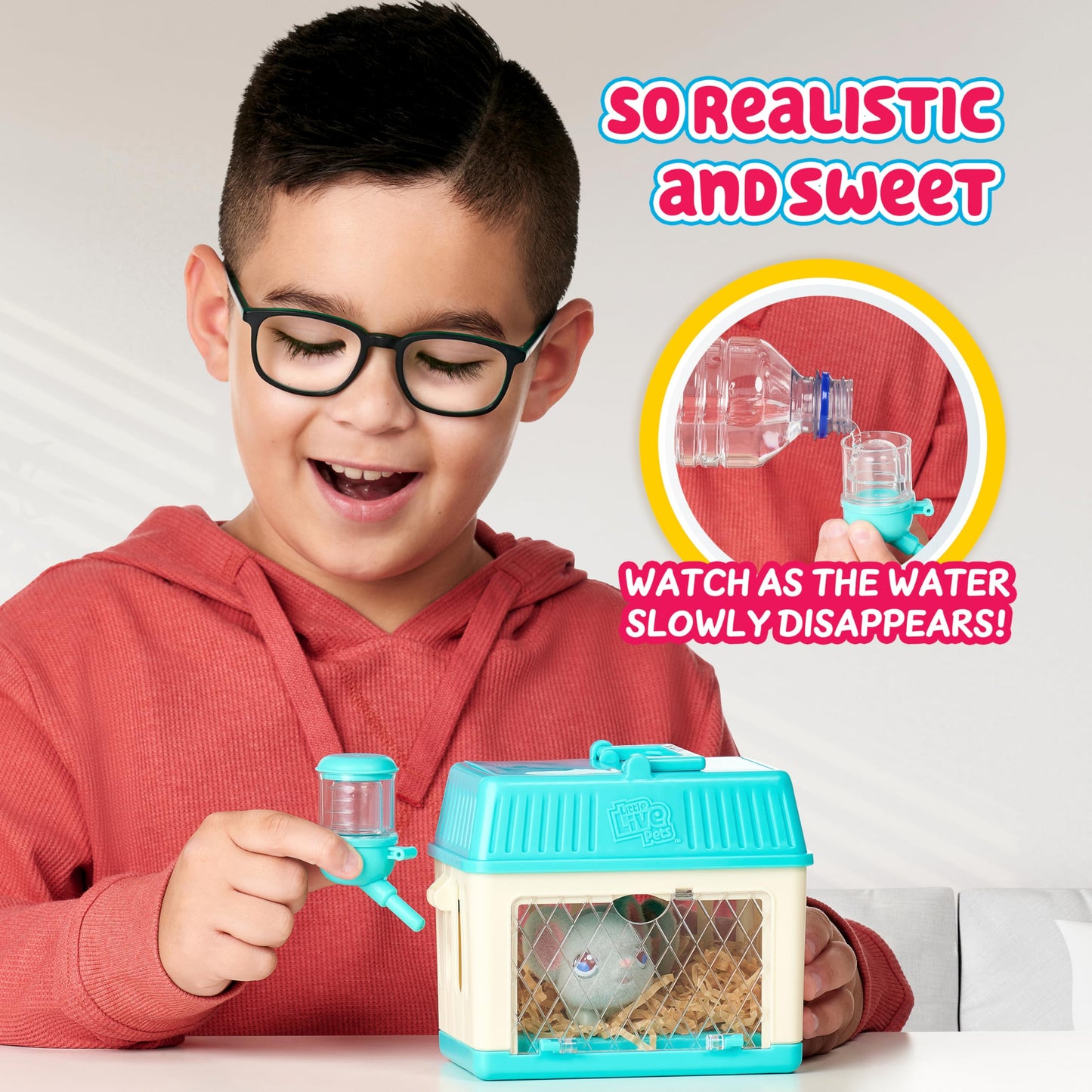 Little Live Pets - Mama Surprise Minis. Feed and Nurture a Lil' Mouse. She has 2, 3, or 4 Babies with Surprise Accessories to Dress Up The Babies for Kids, Ages 5+