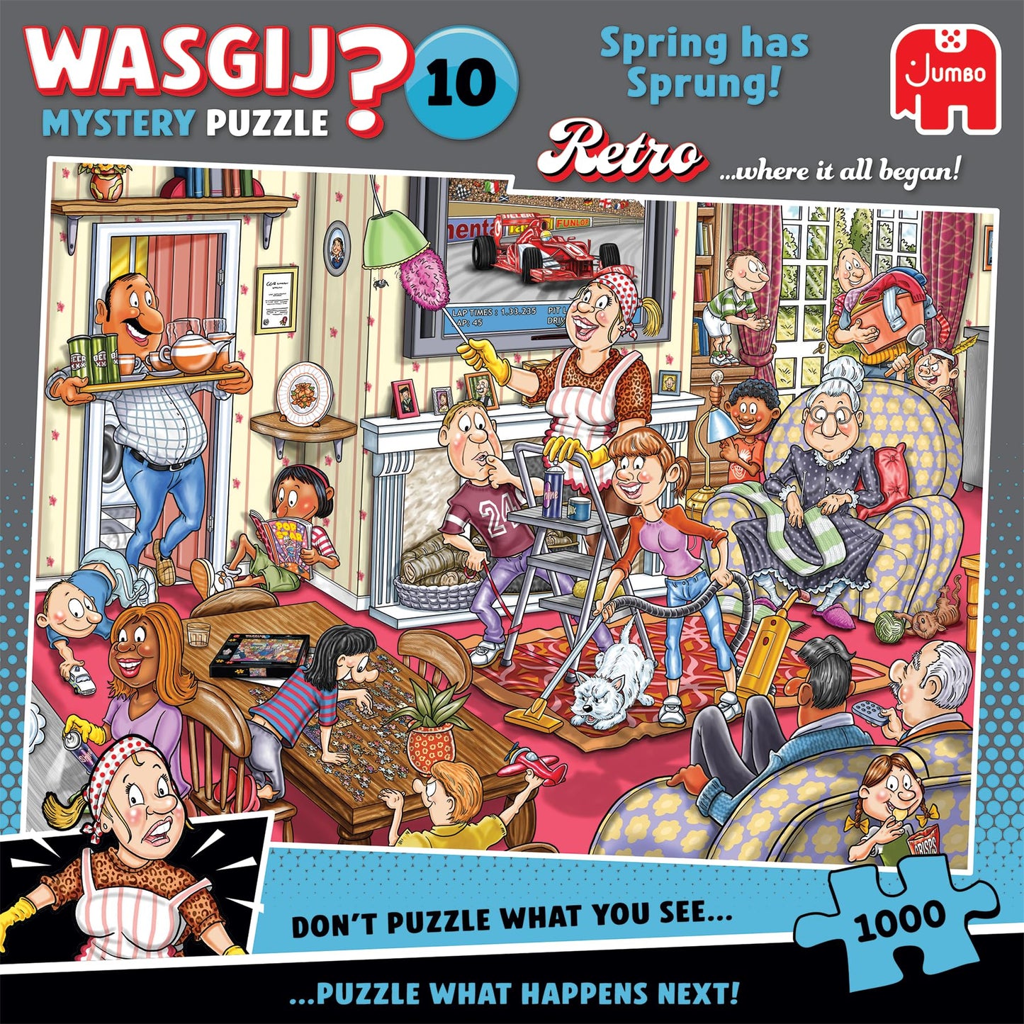 Wasgij Retro Mystery 10 Jigsaw Puzzle 1000 Pieces Finally Spring