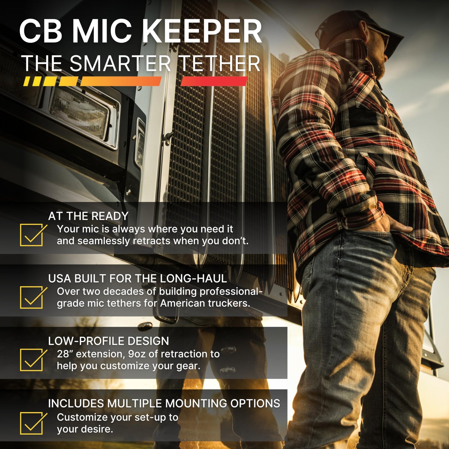 Gear Keeper Standard Cb Mic Keeper - Chrome - RT2-4712