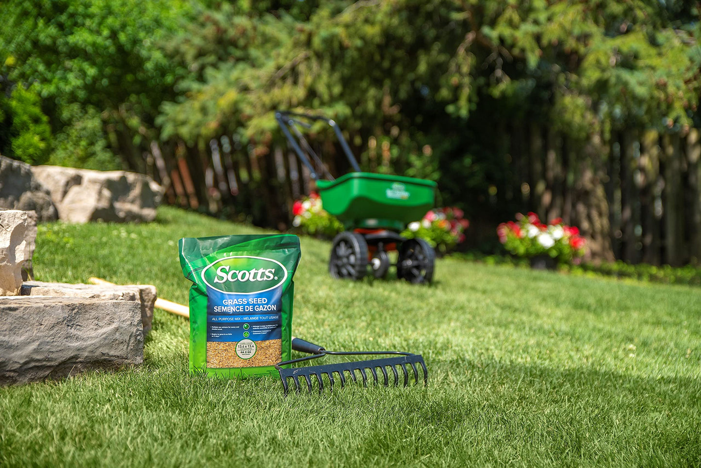 Scotts Grass Seed All Purpose Mix, 5kg (900 sq Meters / 9,683 sq feet Coverage) | Grows in Sun & Shade, Fast Germination | New Lawn or Overseeding Existing Lawn