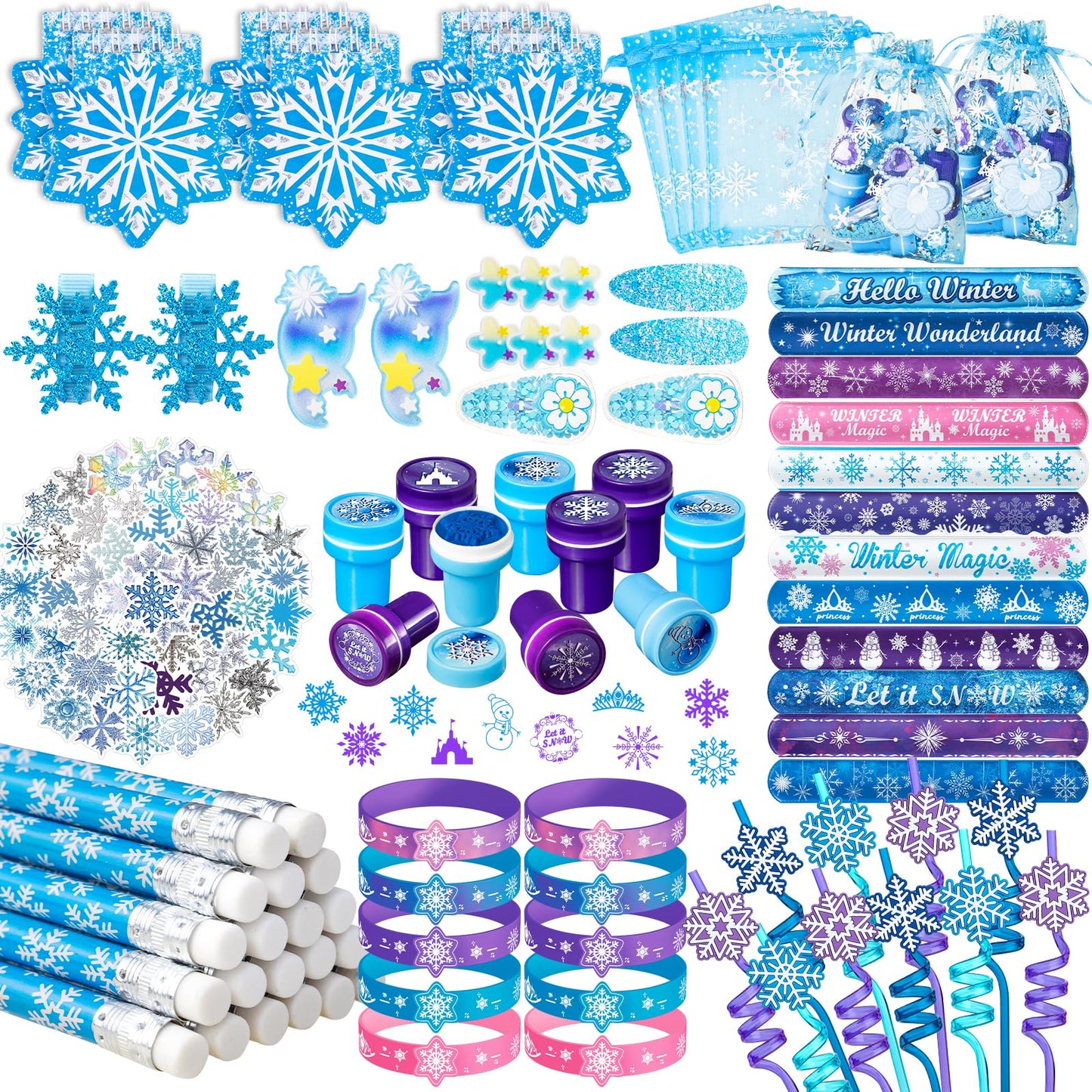126 Pcs Frozen Party Favors Birthday Supplies for Girls Kids, Gift Bags Frozen Filler Goodie Bag Stuffers Frozen Birthday Party Supplies