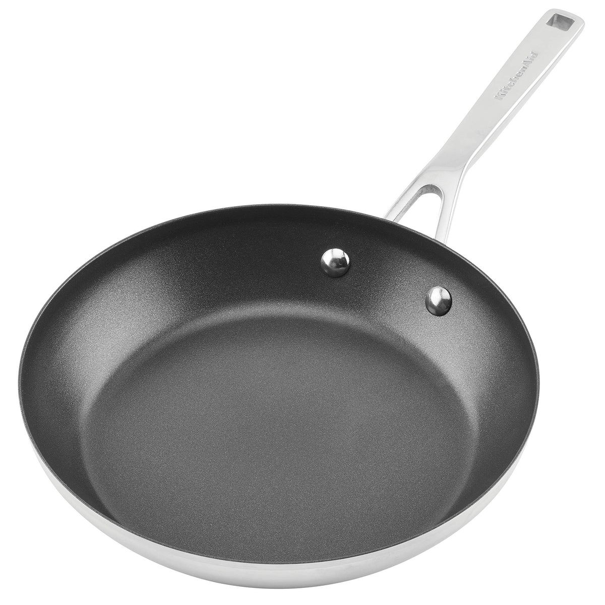 KitchenAid - 3-Ply Base Brushed Stainless Steel Nonstick Frying Pan (24cm/9.5in)