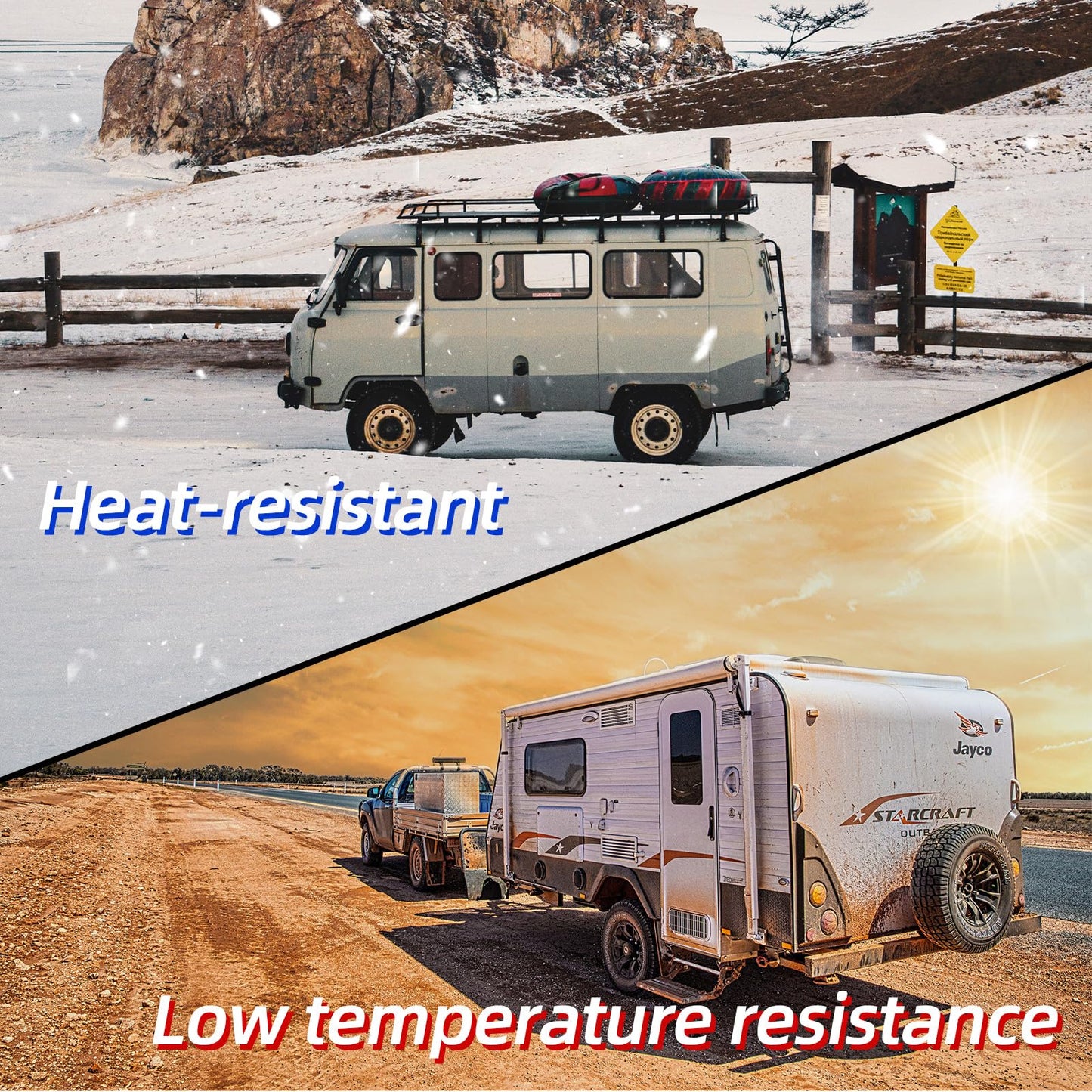 AMOGATO RV Roof Tape 6 Inch X 50 Feet – Premium White RV Sealant Tape, Waterproof & UV-Resistant for RV Awning Repair and Roofin