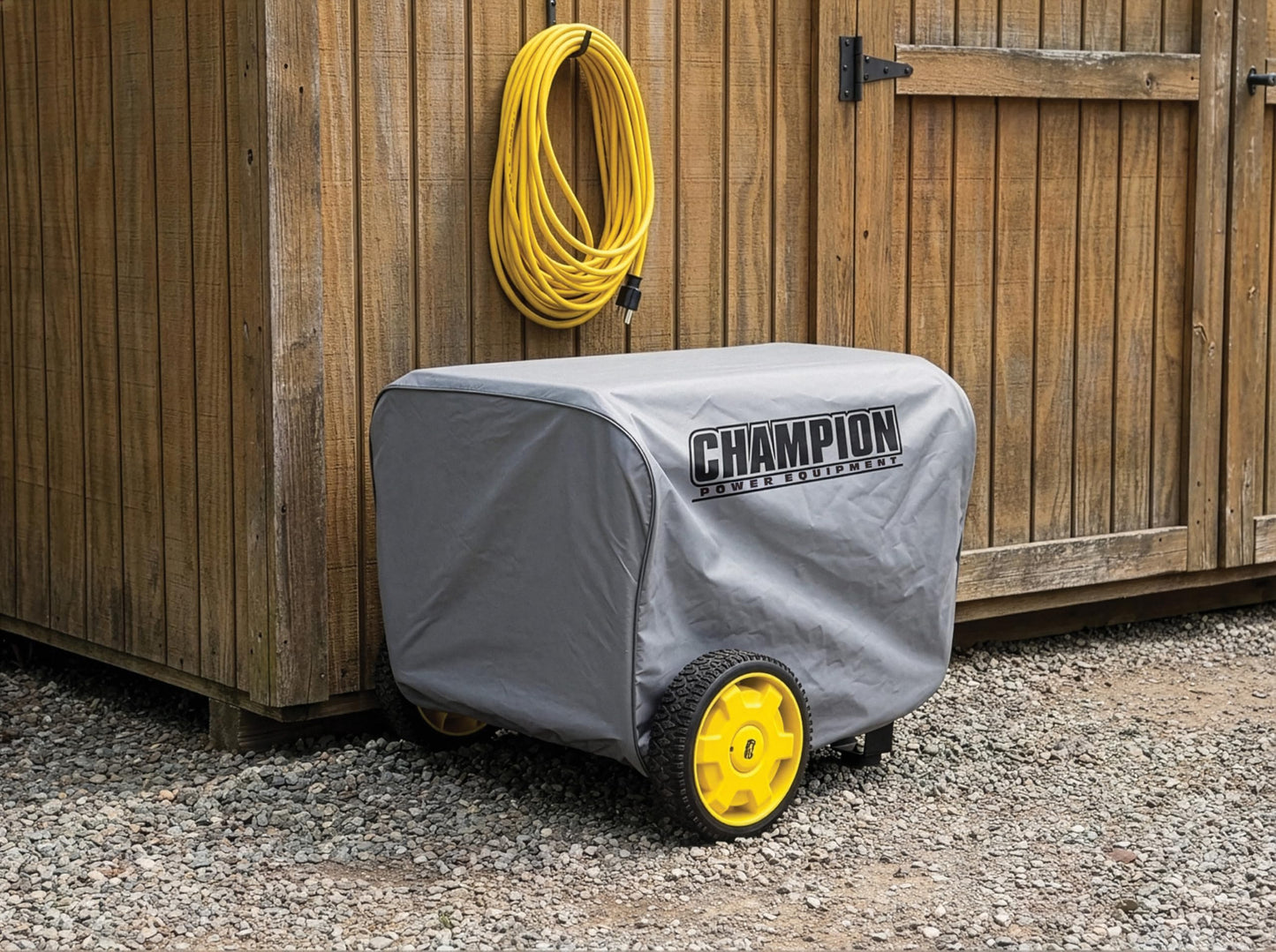 Champion Power Equipment Weather-Resistant Storage Cover for 2800-4750-Watt Portable Generators, Gray