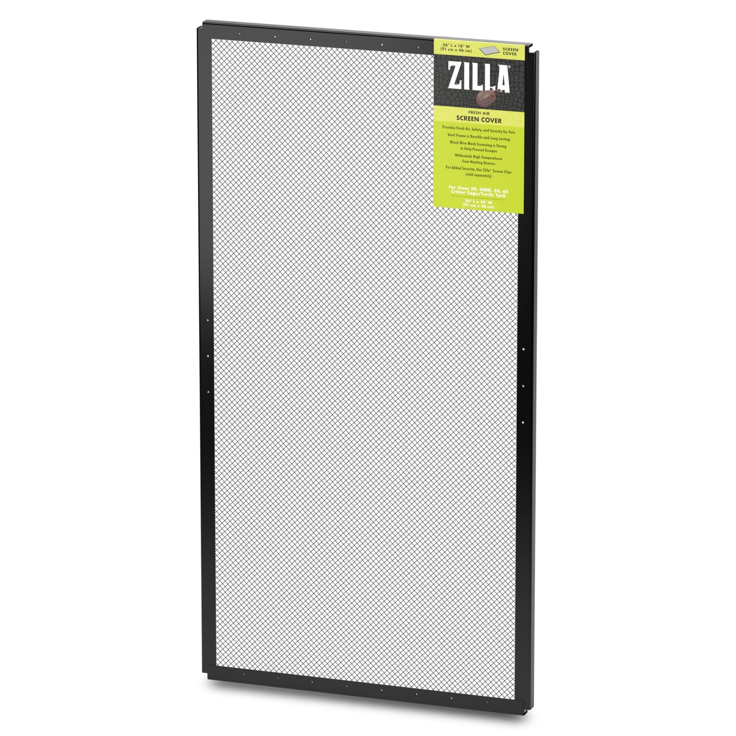 Zilla 100111513 Reptile Terrarium Covers Fresh Air Screen, 36x18