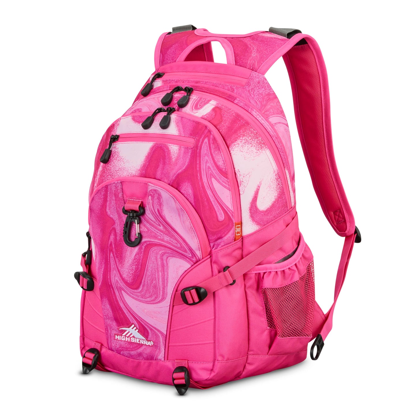 High Sierra Loop Backpack, Flamingo Marble Swirl, One Size, Loop Backpack