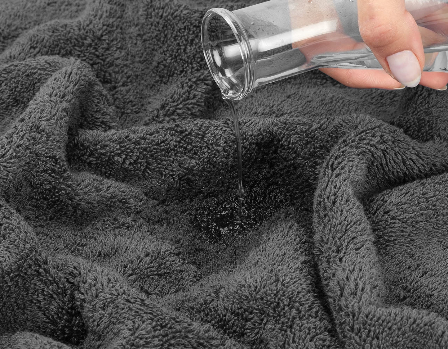 American Soft Linen Oversized Bath Sheet 40x80, Jumbo Large Bath Towels for Bathroom, 100% Ringspun Cotton Bath Sheet for Adults, Bath Sheets Towels, Gray Bath Sheet