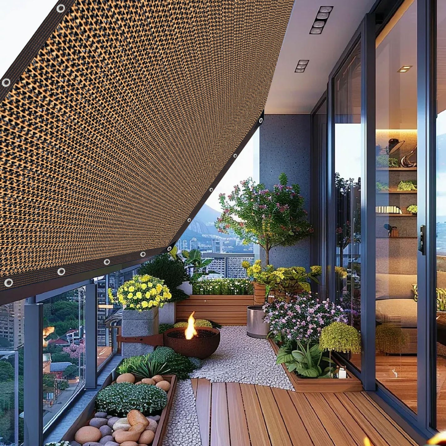 80% Sunblock Shade Cloth Net Resistant - 10x30Ft Garden Shade Mesh for Plant Cover, Greenhouse, Chicken Coop, Kennels, Tomatoes Plants