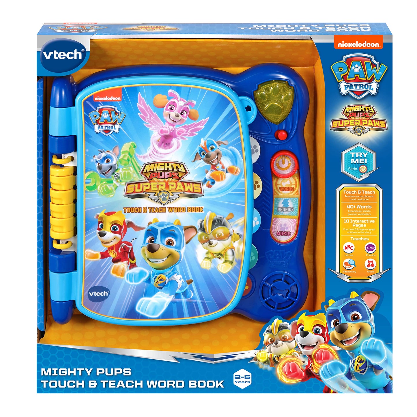 VTech PAW Patrol Mighty Pups Touch & Teach Word Book (English Version)