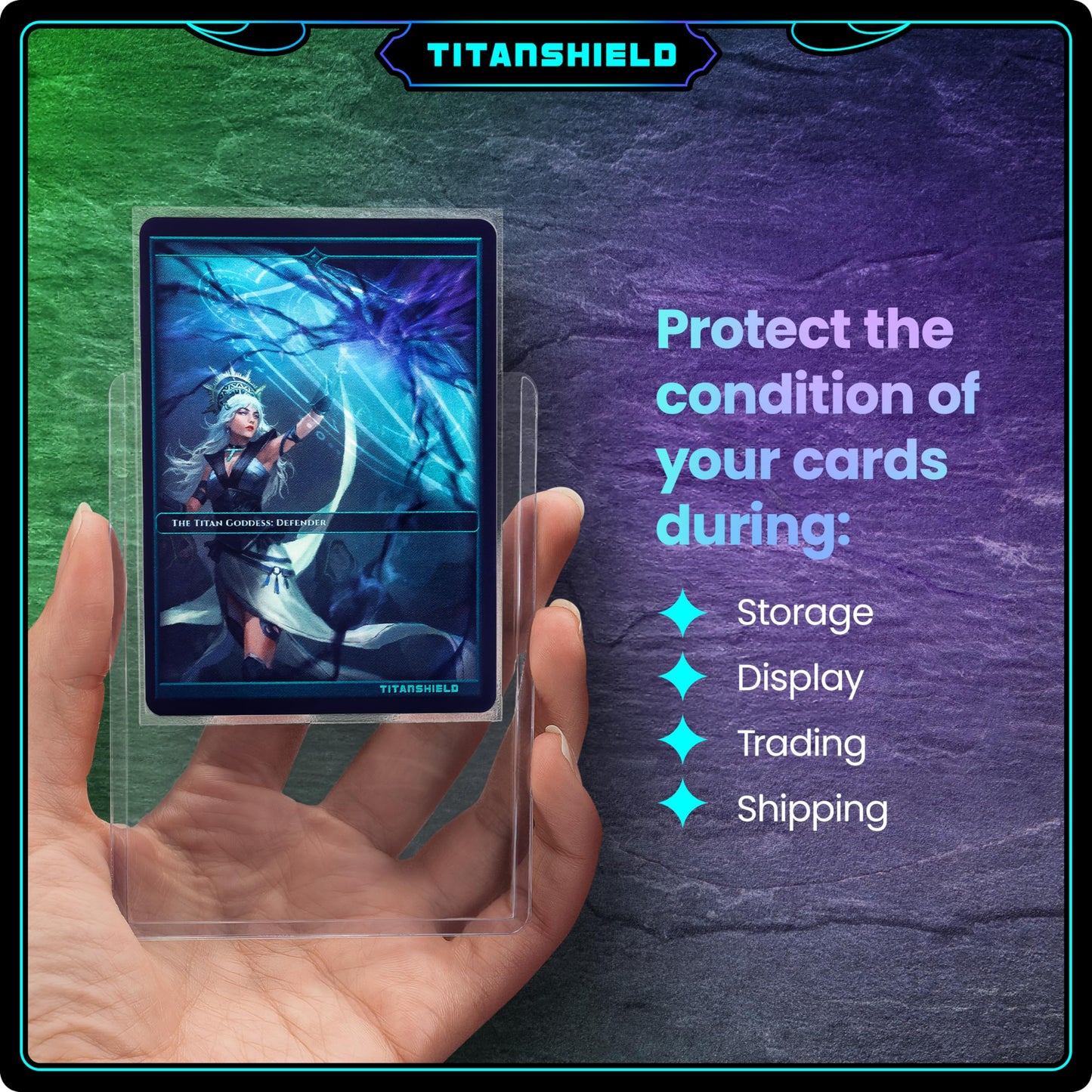 TitanShield 3" x 4" Toploaders for Collectible Trading Cards (200 ct.)