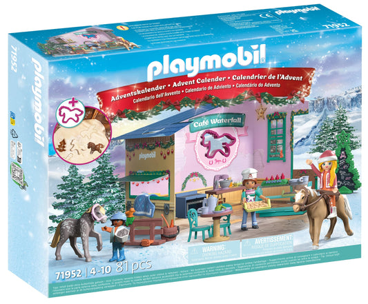 PLAYMOBIL Advent Calendar: Christmas at the Rider Café