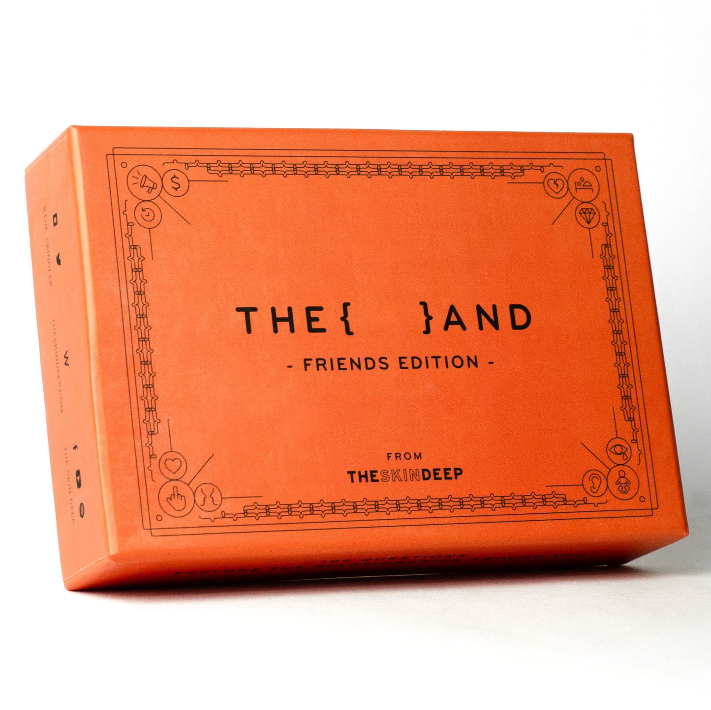 (THE AND) Friends Edition - Conversation Starters to Make Friends Your Best Friends - Fun Getting to Know You Card Game with Questions - Deep Talks at Game Night or Dinner Party by The Skin Deep