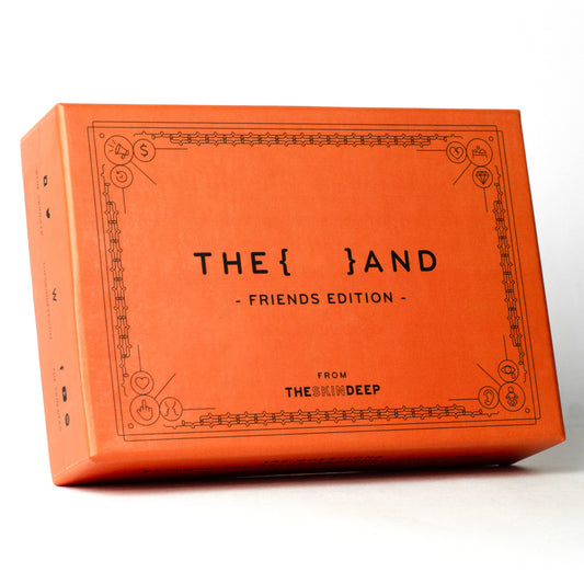 (THE AND) Friends Edition - Conversation Starters to Make Friends Your Best Friends - Fun Getting to Know You Card Game with Questions - Deep Talks at Game Night or Dinner Party by The Skin Deep