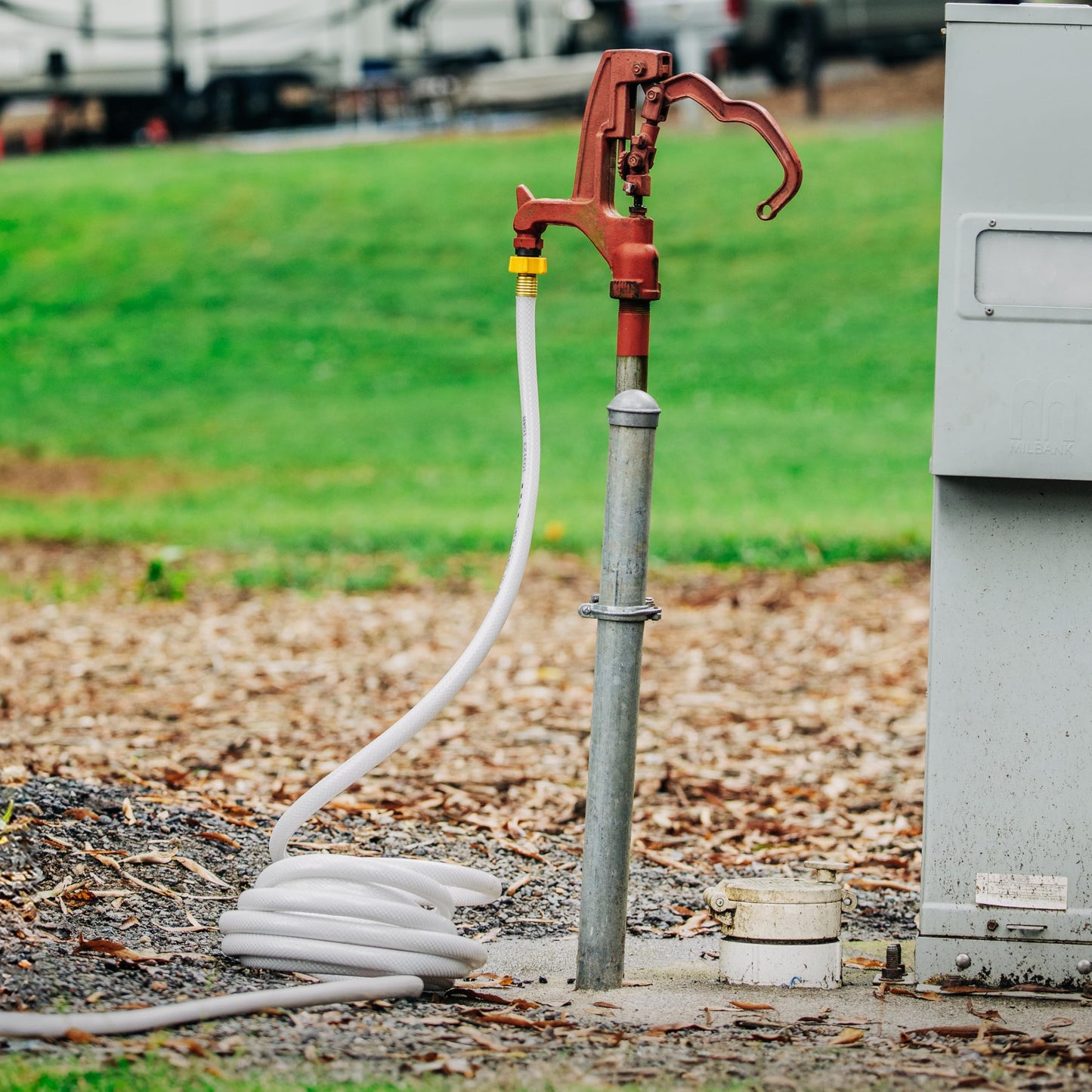 Camco TastePURE 50-Ft Water Hose - RV Drinking Water Hose Contains No Lead, No BPA & No Phthalate - Features Reinforced Design & Crafted of PVC - 1/2” Inside Diameter, Made in The USA (22753)