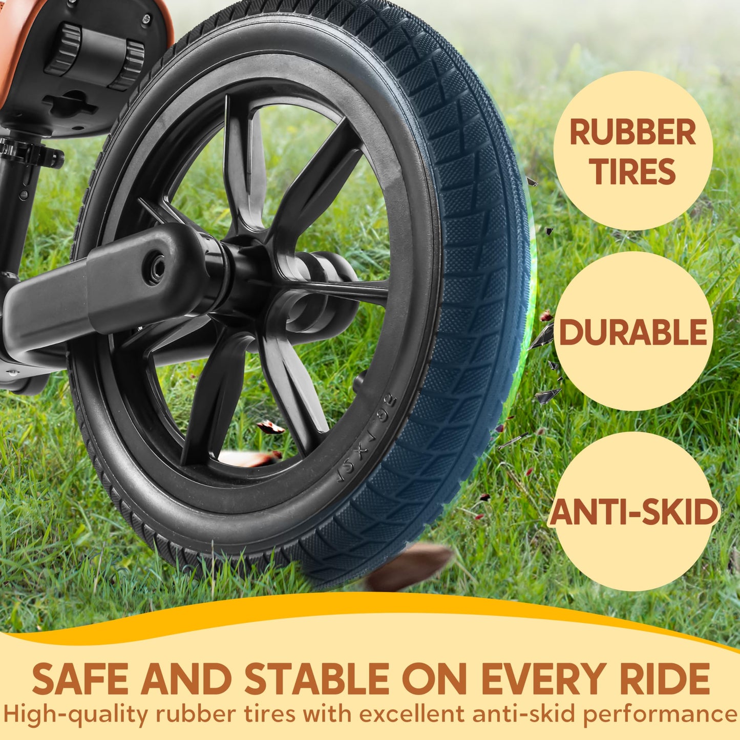 SYNCFUN Toddler Balance Bike, Toddler Bike for 2, 3, 4, 5 Year Old Boys and Girls, No Pedal Kids Bike, Toddler Gifts, Easy Adjustable Seat and Handlebar, Kids Toys for 2 Year Old