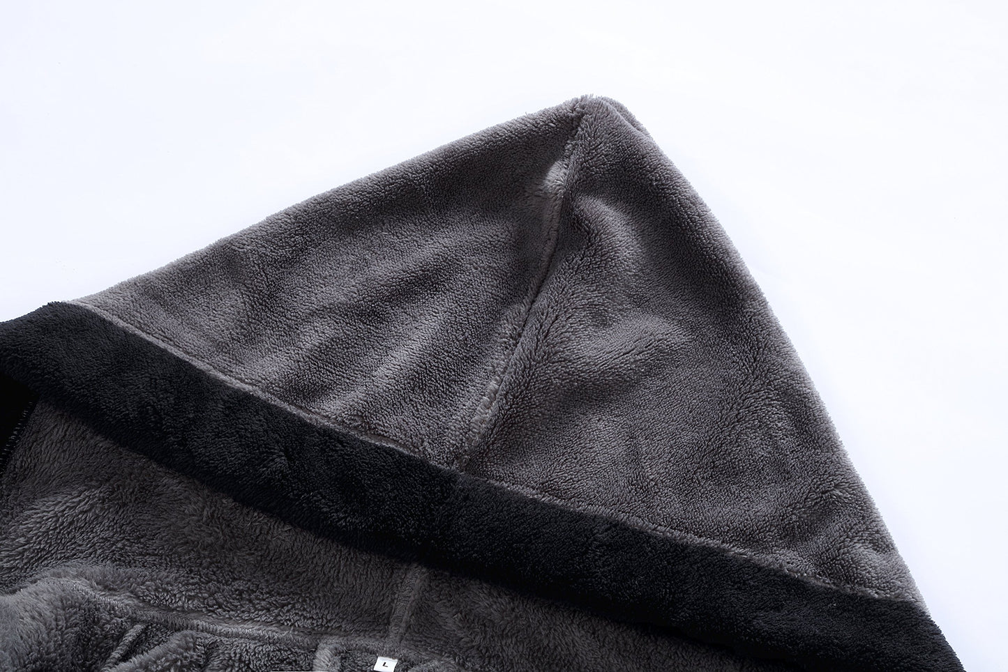 OUFANG Men's Hooded Bathrobe in 2 Colored Soft Spa Kimono Shawl Collar Hooded Long Robe Unisex