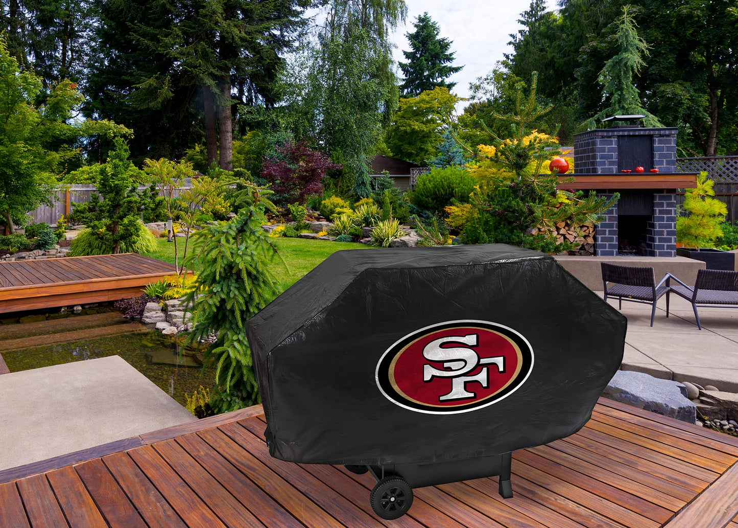 NFL San Francisco 49ers Deluxe Grill Cover