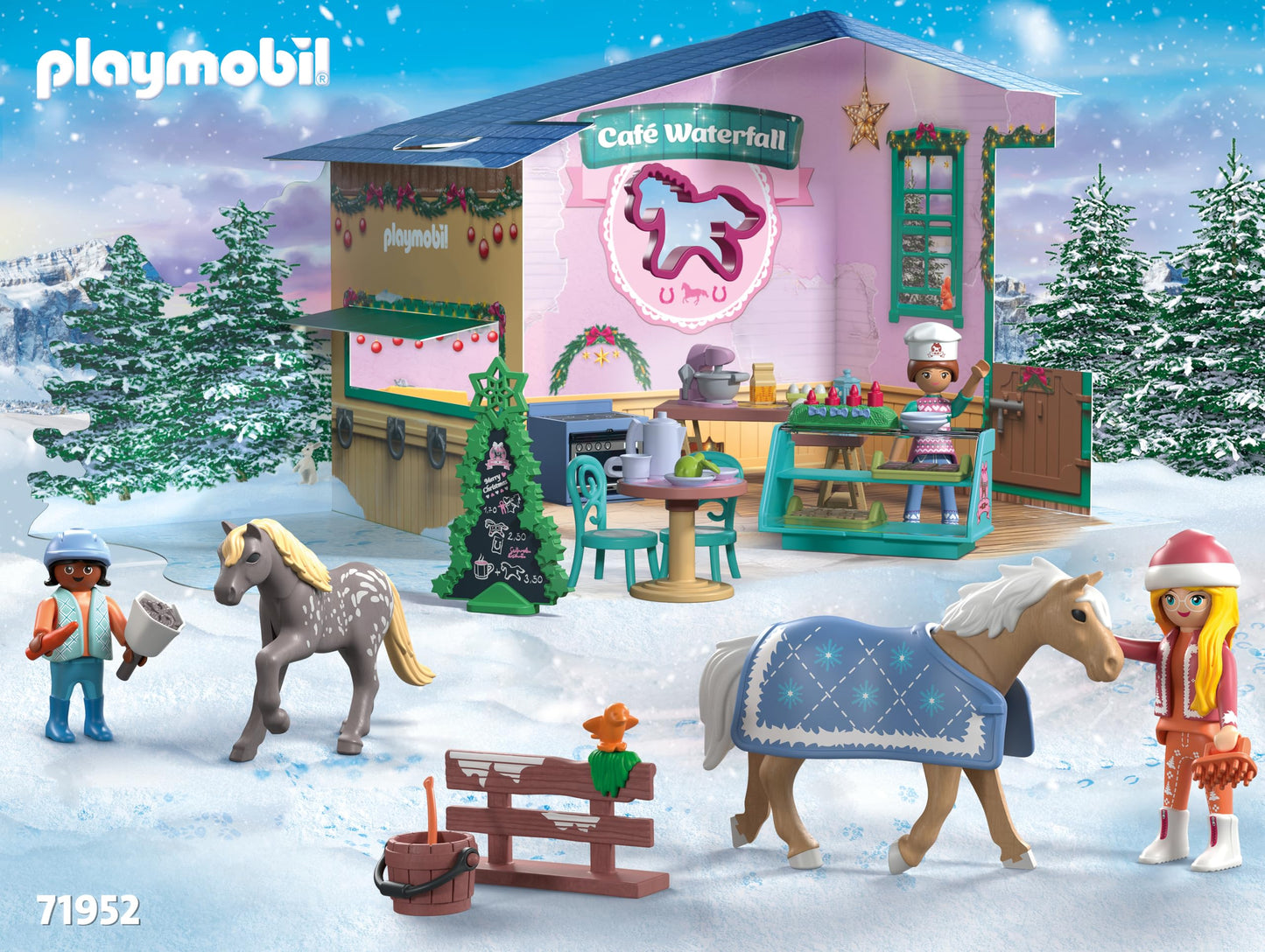 PLAYMOBIL Advent Calendar: Christmas at the Rider Café