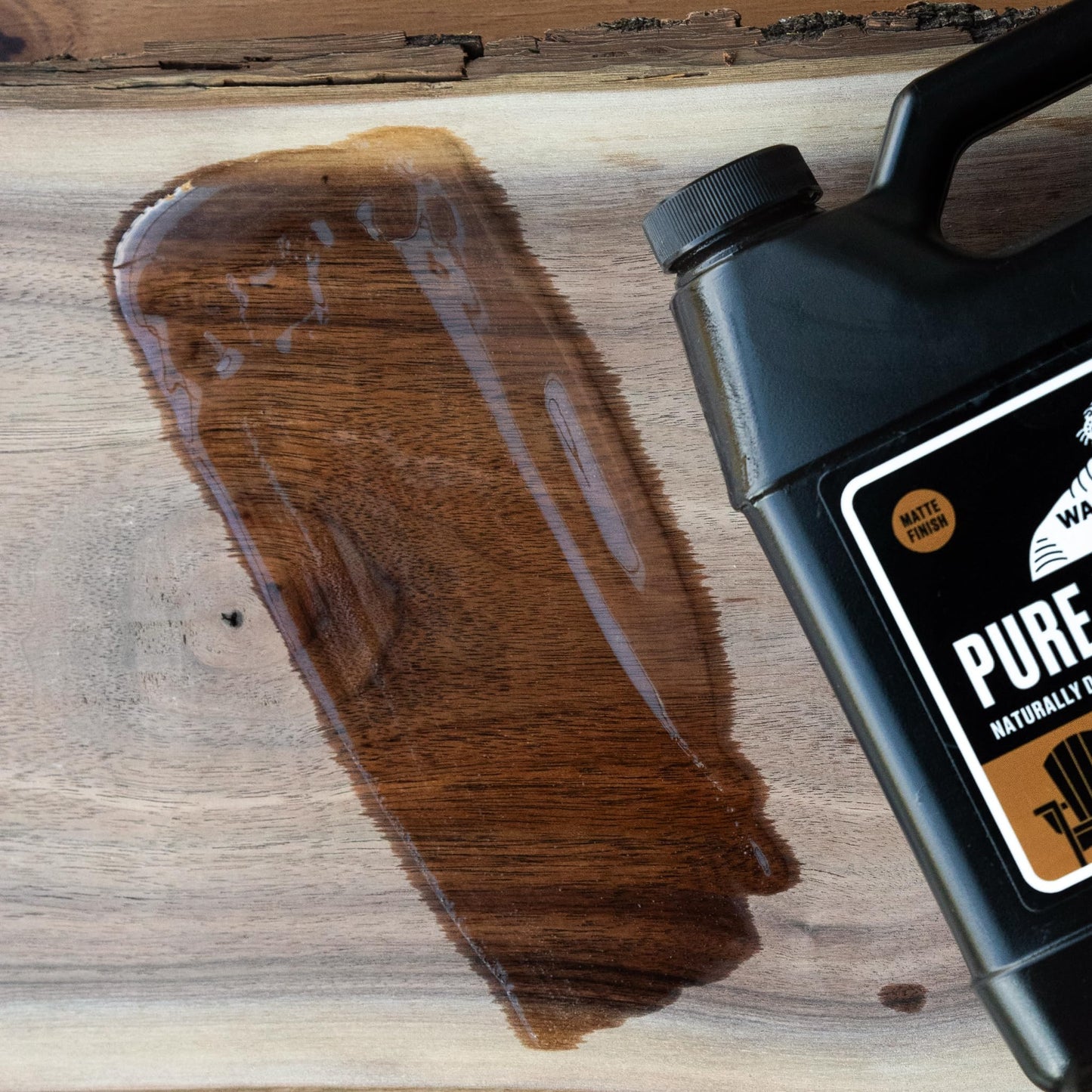 WALRUS OIL - 100% Pure Tung Oil, Wood Finish for Any Woodworking Project, Natural, Vegan, Food-Safe. 32oz Jug
