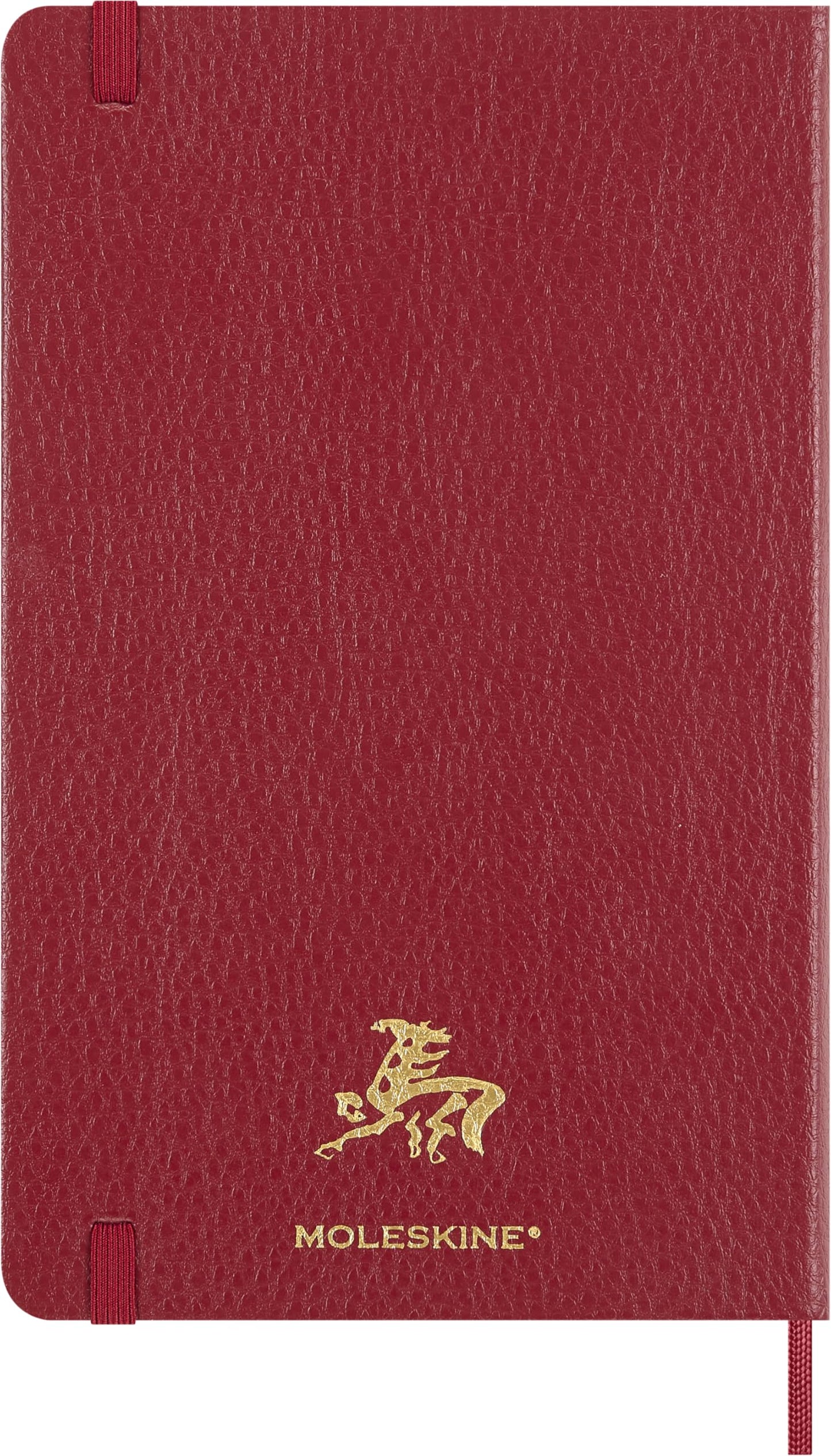 Moleskine Limited Edition Year of the Horse 2026 Precious & Ethical Vegea Notebook in Gift box, Soft Cover, Large (5" x 8.25") Ruled/Lined, Autumn Red, 176 pages