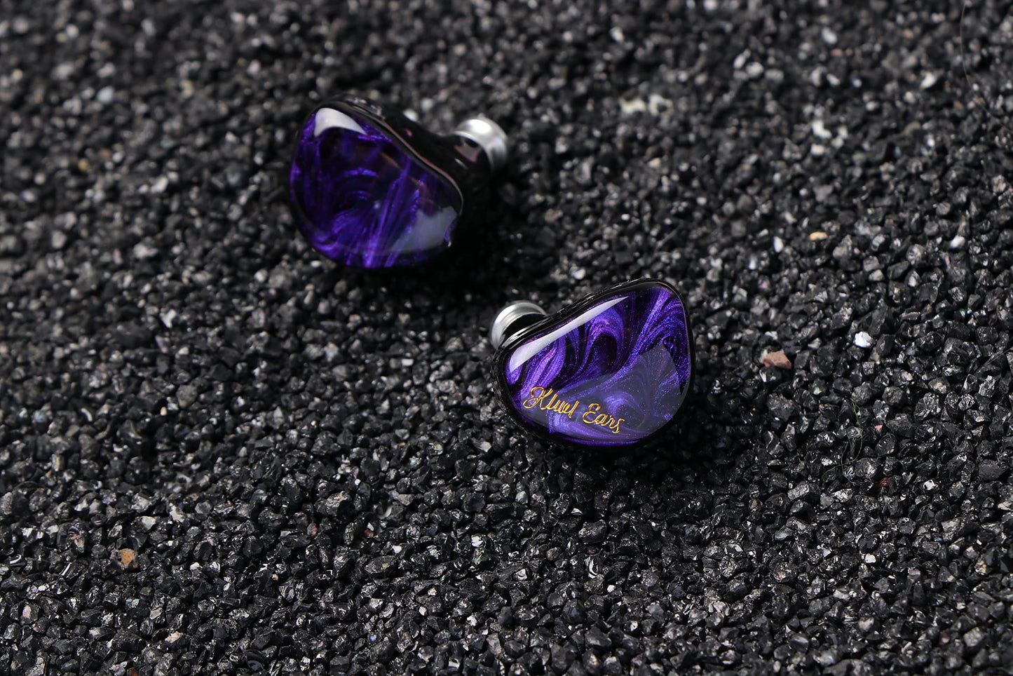 Linsoul Kiwi Ears Cadenza 10mm Beryllium Dynamic Driver IEM 3D Printed with Detachable Interchangeable Plug 0.78 2pin 3.5mm IEM Cable for Musician Audiophile (Purple)