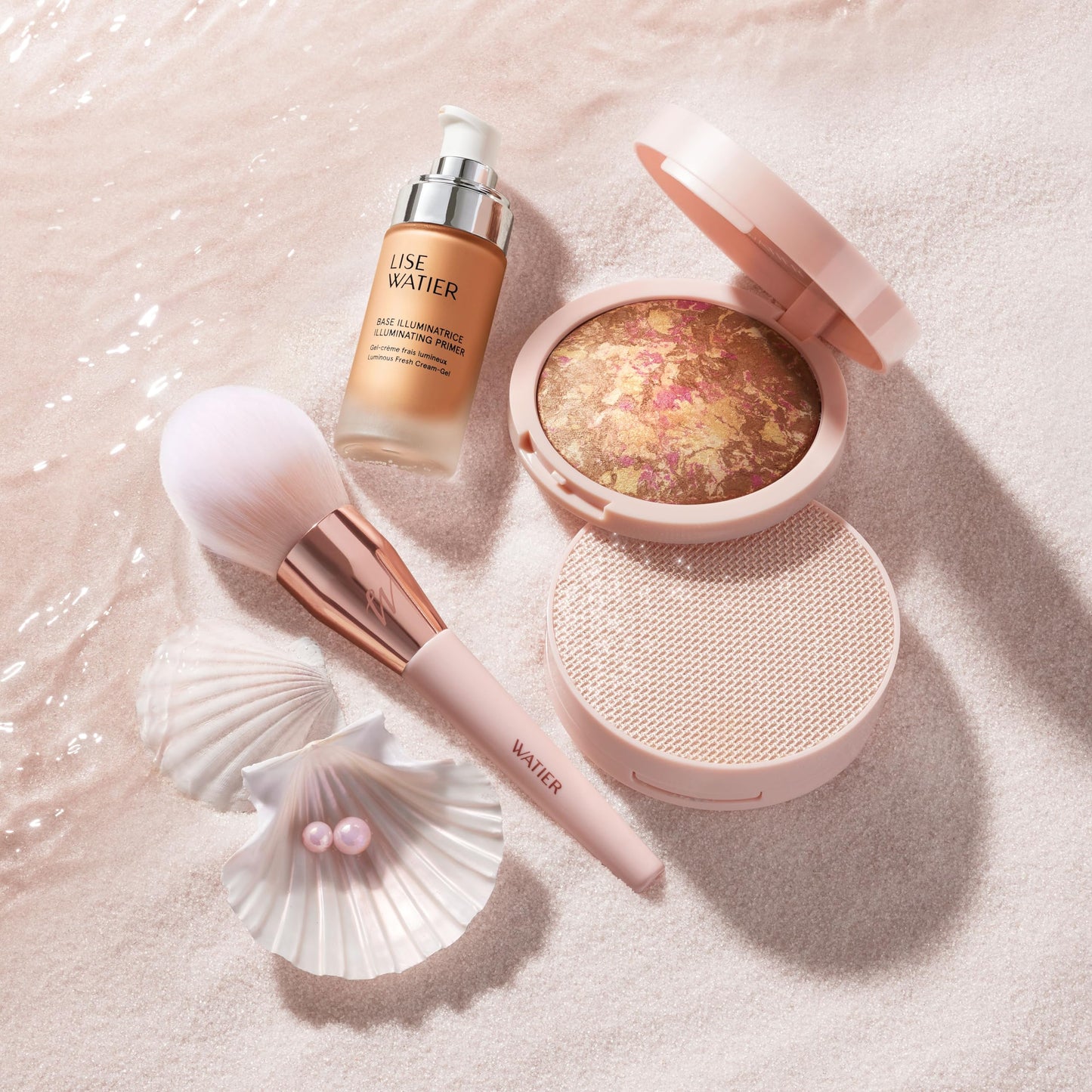Watier Havana Illuminating Primer Luminous Fresh Cream-Gel, Limited Edition Universal Shade, Enhances Radiance & Extends Makeup Hold, Lightweight Texture, Cruelty-Free, Vegan, 28 mL