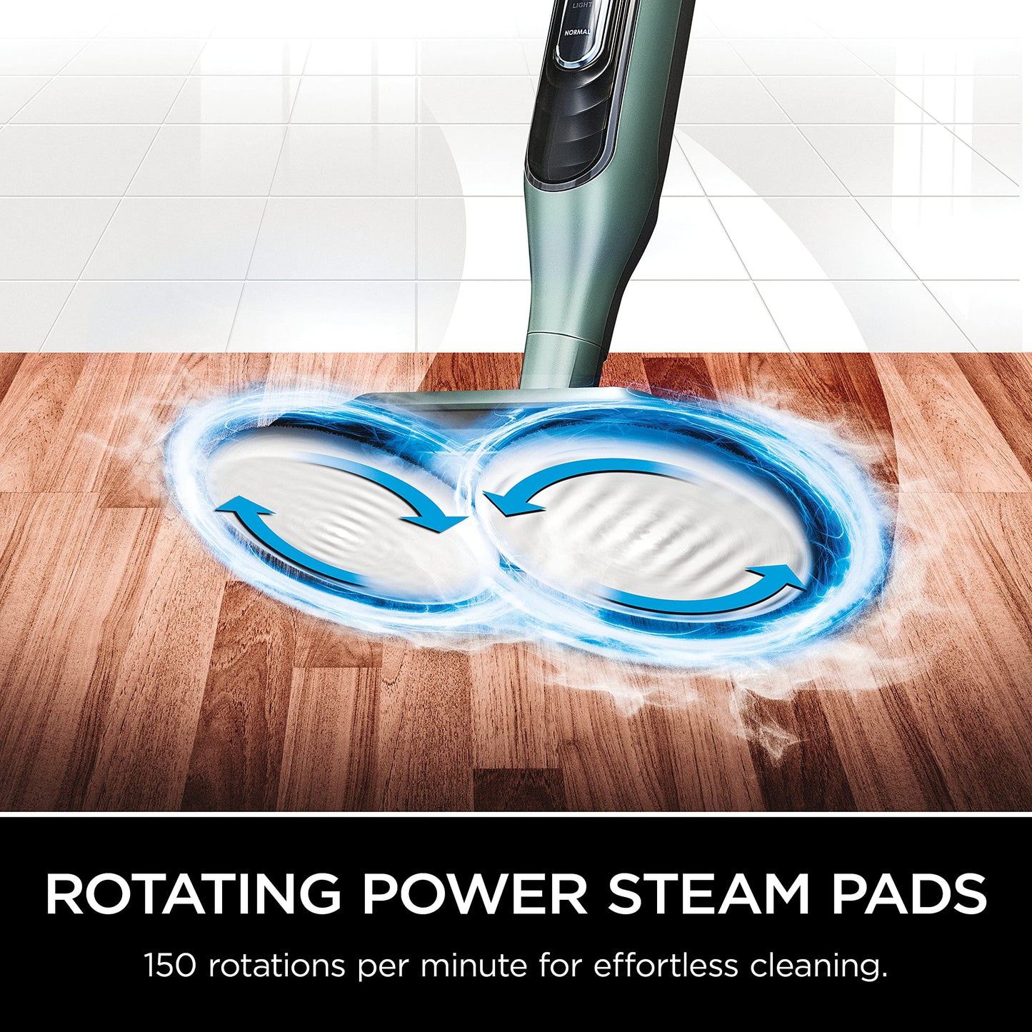 Shark Steam & Scrub Dirt Grip Soft Scrub & Dusting Washable Pads, Fully Reusable, Powerful Cleaning on All Sealed Hard Floors, Compatible with S8001, S8201, S7201 & S7001, Grey, XKITP7000D