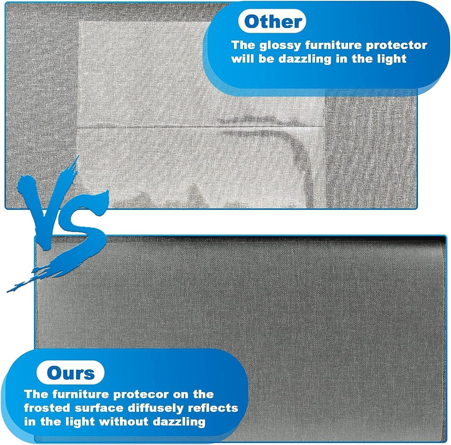 Cat Scratch Protector for Furniture Couch Sofa - Self-Adhesive Anti-Scratch Tape Claw Covers, Transparent Corner Guards, Large Size 24 Pack (17x12 Inch) - Stop Cats Scratching Chairs, Couches