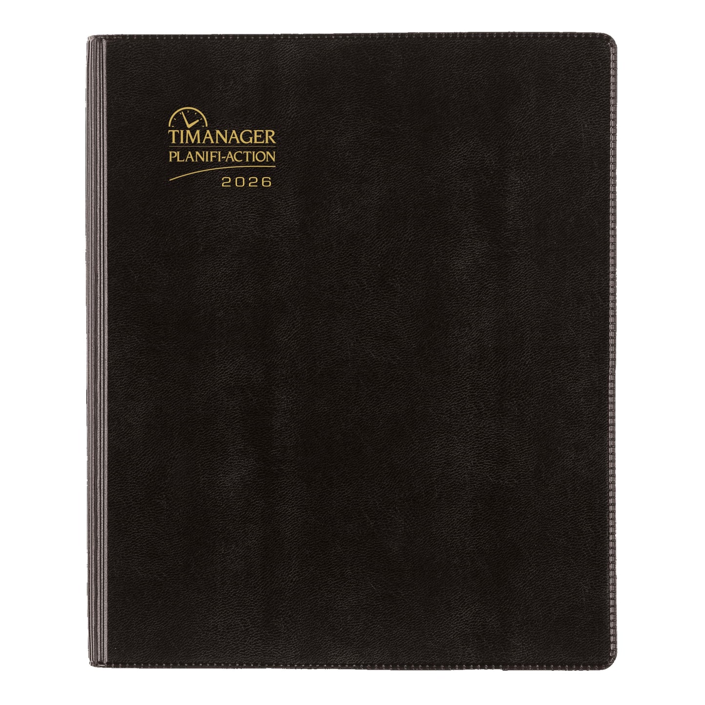 Blueline® 2026 Timanager® Planifi-Action® Weekly/Monthly Planner, Appointment Book, 13 Months, December to December, Twin-Wire Binding, 8.5" x 6.75", Black, Bilingual (CBBM2.BLK-26)