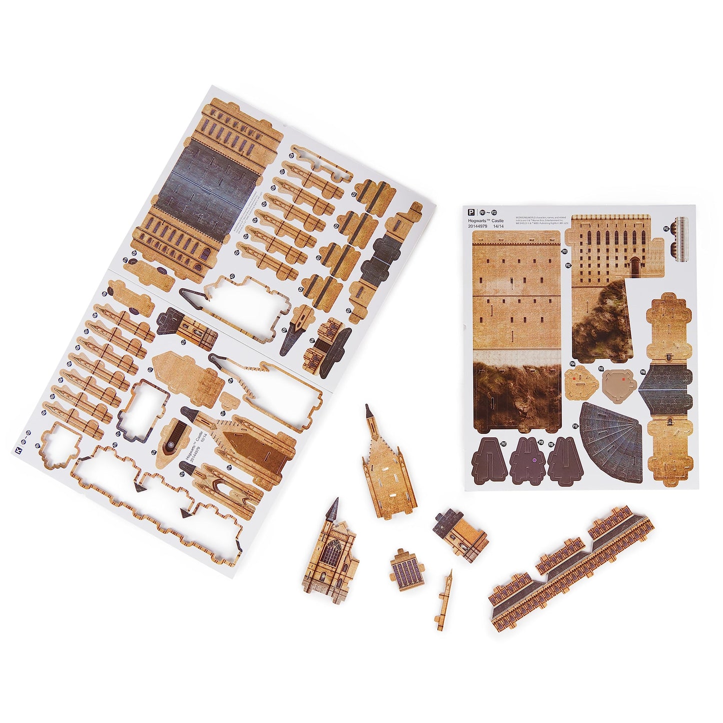 4D Build, Harry Potter Hogwarts Castle 3D Puzzle Model Kit 209 Pcs | Harry Potter Gifts Desk Decor | Building Toys | 3D Puzzles for Adults & Teens 12+