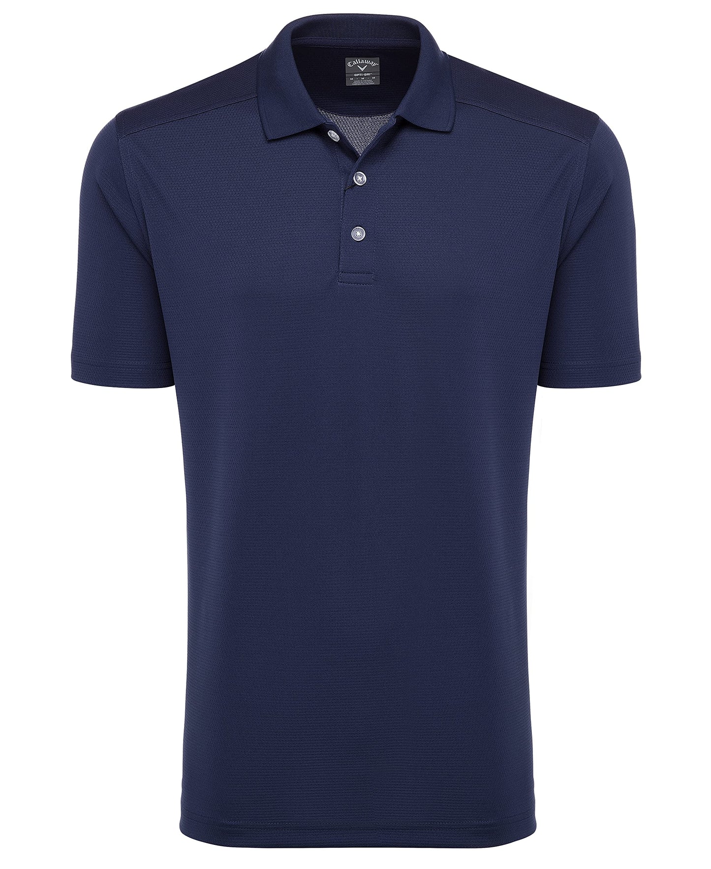 Callaway Men's Short Sleeve Core Performance Stretch Golf Polo, Sun Protection, Moisture-Wicking (Available in Big & Tall), Peacoat, Medium