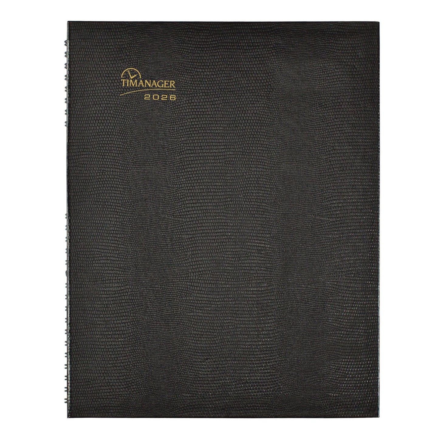 Blueline® 2026 Timanager® CoilPro™ Weekly/Monthly Planner, Appointment Book, 13 Months, December to December, Twin-Wire Binding, 11" x 8.5", Black, English (C5930C.81-26)