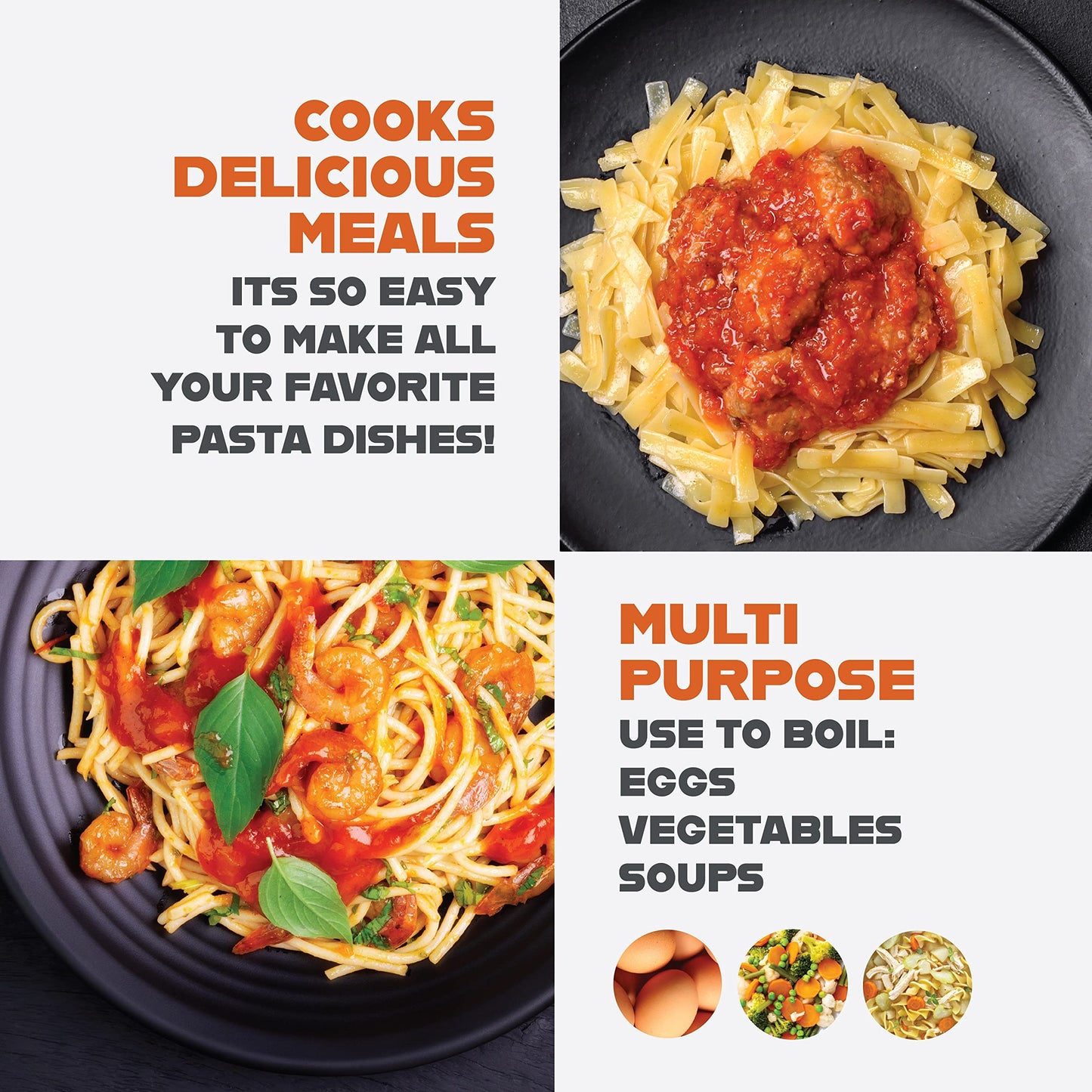 Gotham Steel 5 Quart Stock Pot with Strainer Lid, Nonstick Coated Ceramic Pot, Soup Pot, Pasta Pot with Strainer Insert, Cooking Pot with Lid and Twist Lock Handles, Dishwasher Safe, 100% Toxin Free